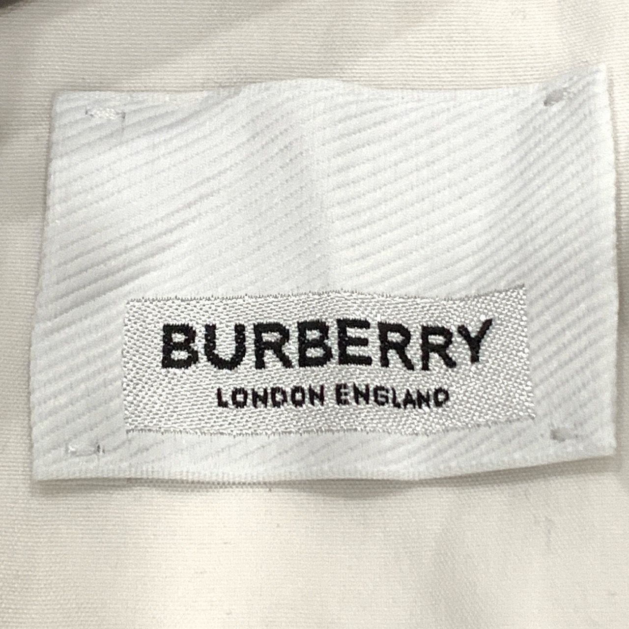 Burberry Burberry London England White Cotton Long Sleeve Shirt Mens Size US S / EU 44-46 / 1 - 3 Thumbnail