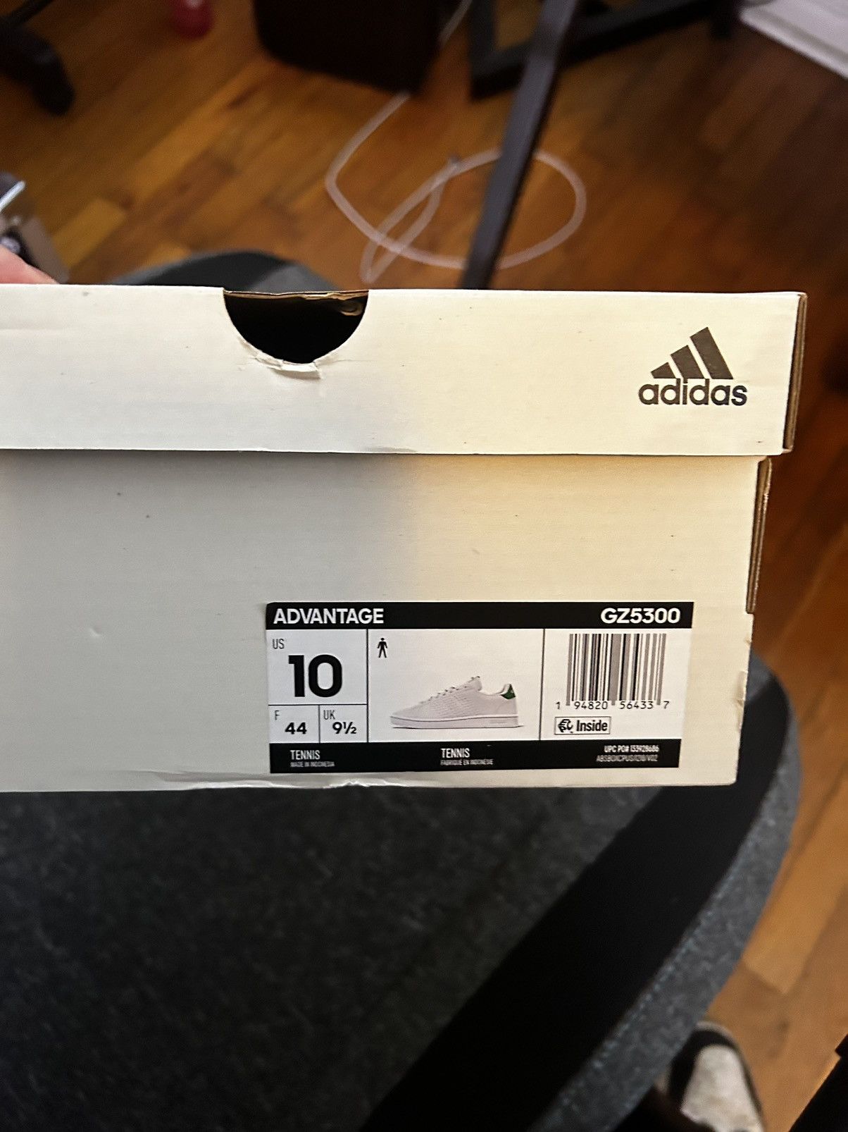 Adidas Adidas Advantage Sneakers Classic White Green Men Size 10 Size US 10 / EU 43 - 8 Thumbnail