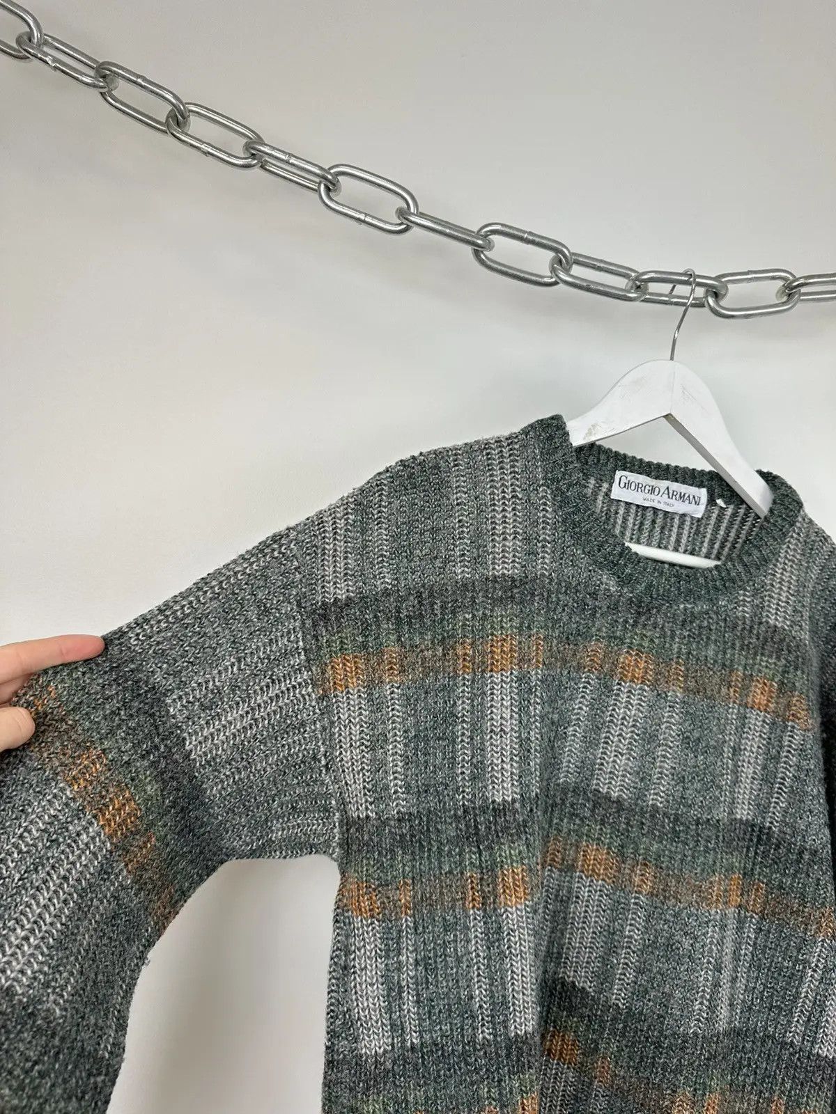 Giorgio Armani Giorgio Armani Wool Sweater Size US XL / EU 56 / 4 - 9 Thumbnail