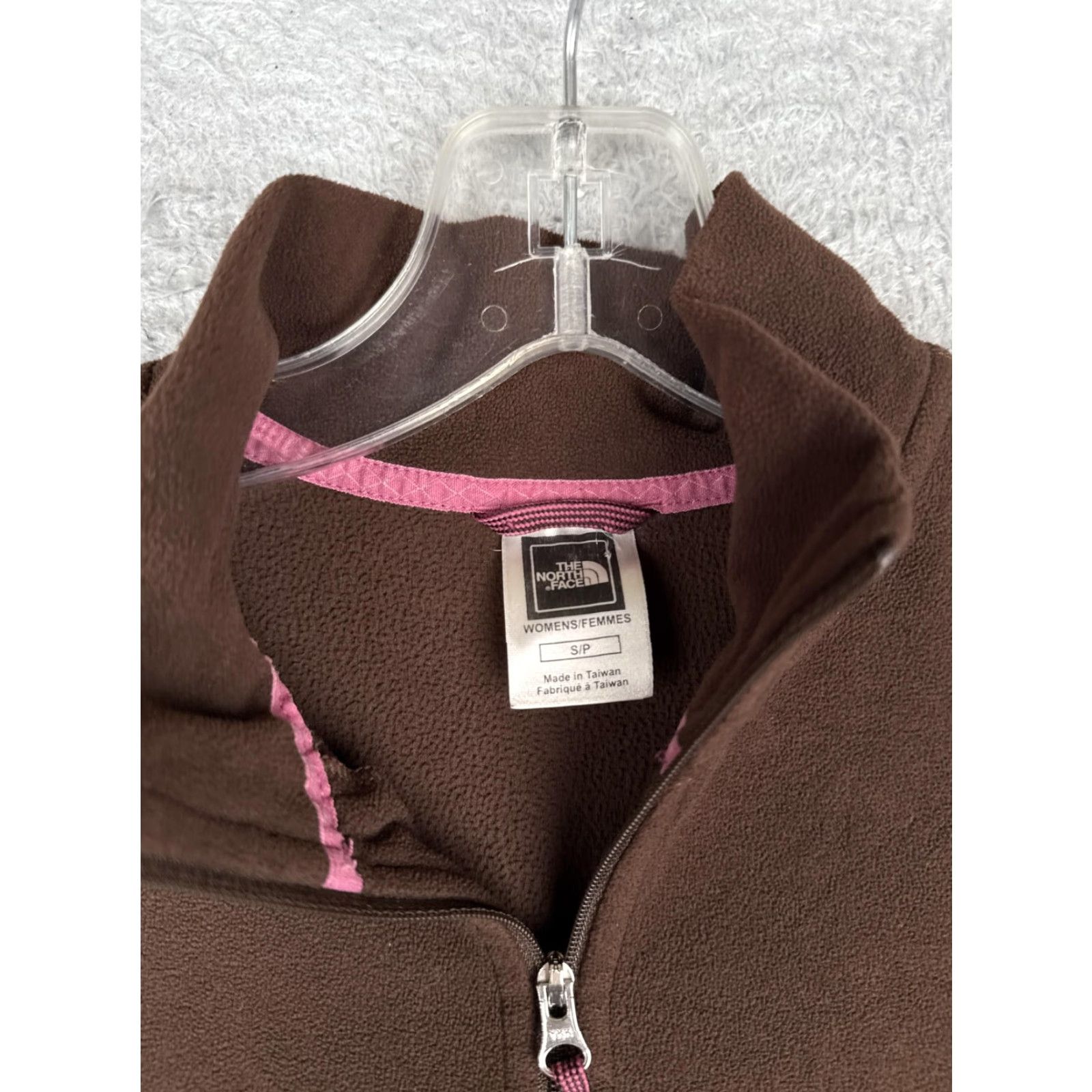The North Face The North Face Fleece Pullover Womens Small Brown 1/4 Zip Mock Neck Hiking TKA100 Size S / US 4 / IT 40 - 6 Thumbnail
