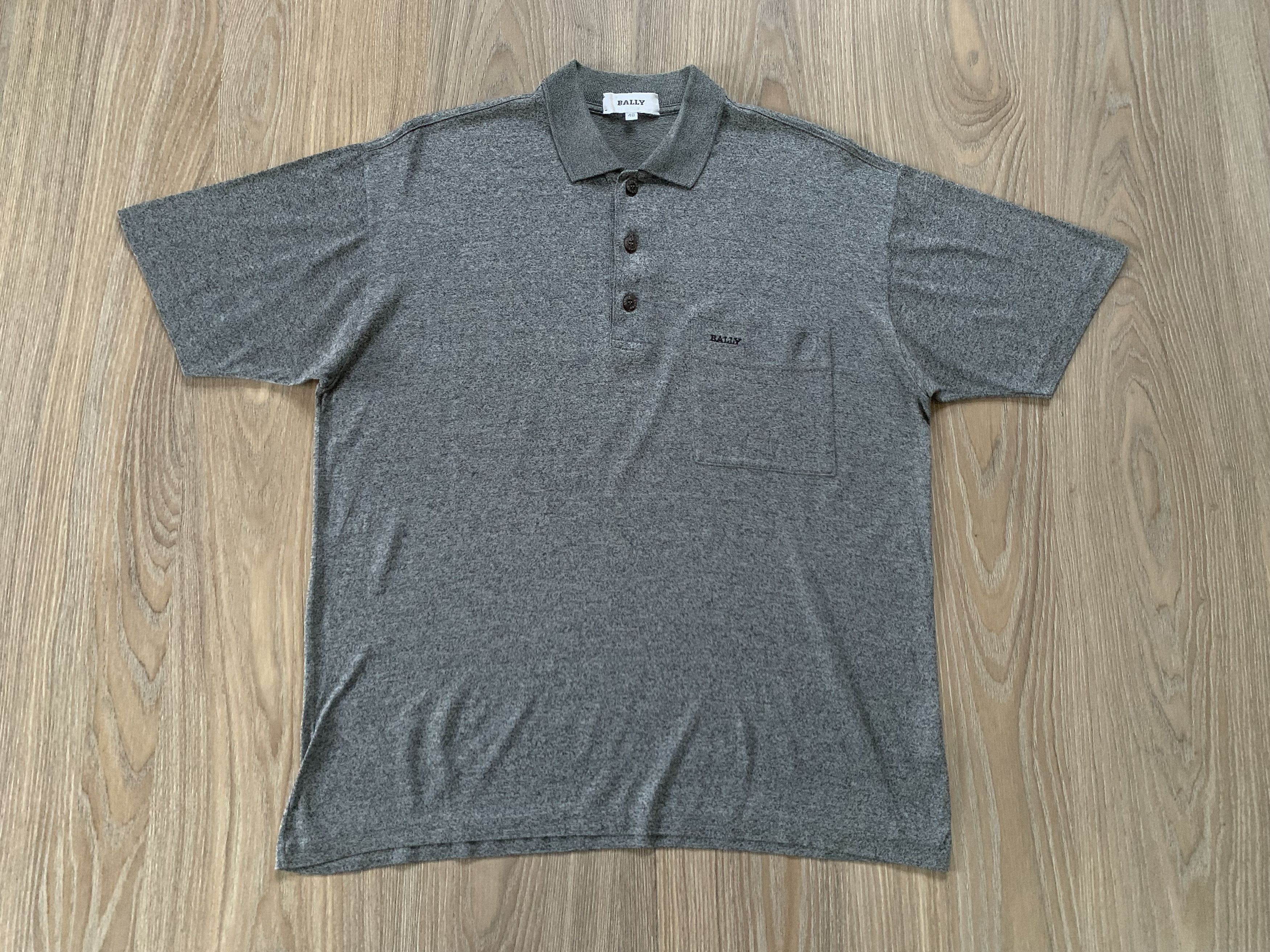 Bally Bally Vintage Cotton Pocket Polo T-Shirt Size US M / EU 48-50 / 2 - 2 Thumbnail