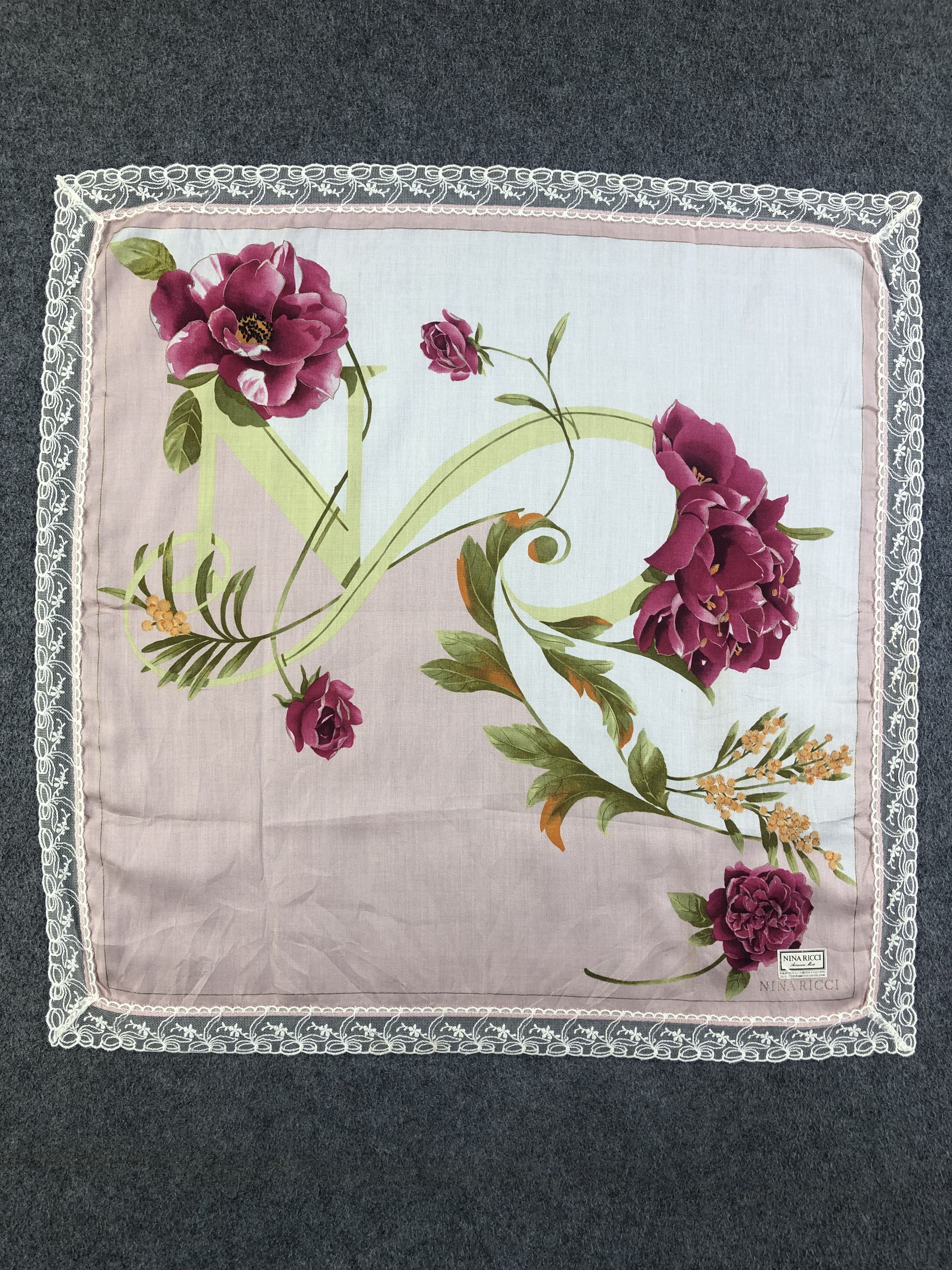 Nina Ricci × Vintage Nina Ricci Handkerchief / Bandana / Neckerchief Size ONE SIZE - 3 Thumbnail