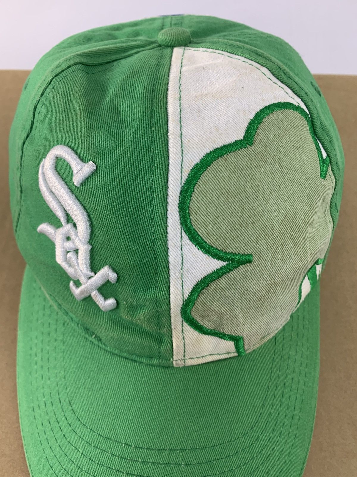 Vintage Chicago White Sox Hat Chi-rish 4 Leaf Clover Beer Promo Size ONE SIZE - 2 Thumbnail