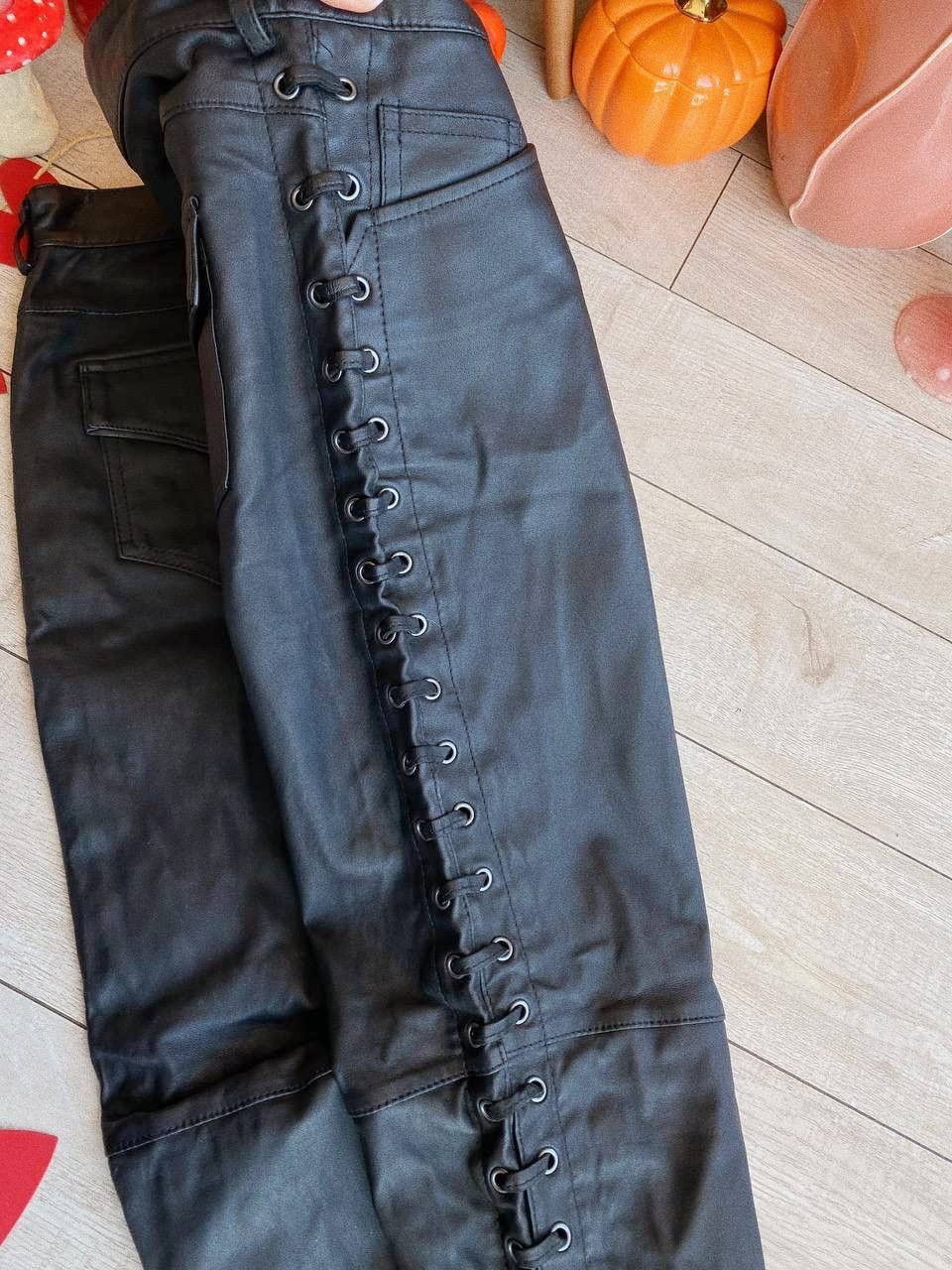 H&M × Isabel Marant Isabel Marant x H&M Black Leather Pants Size 32" / US 10 / IT 46 - 6 Thumbnail