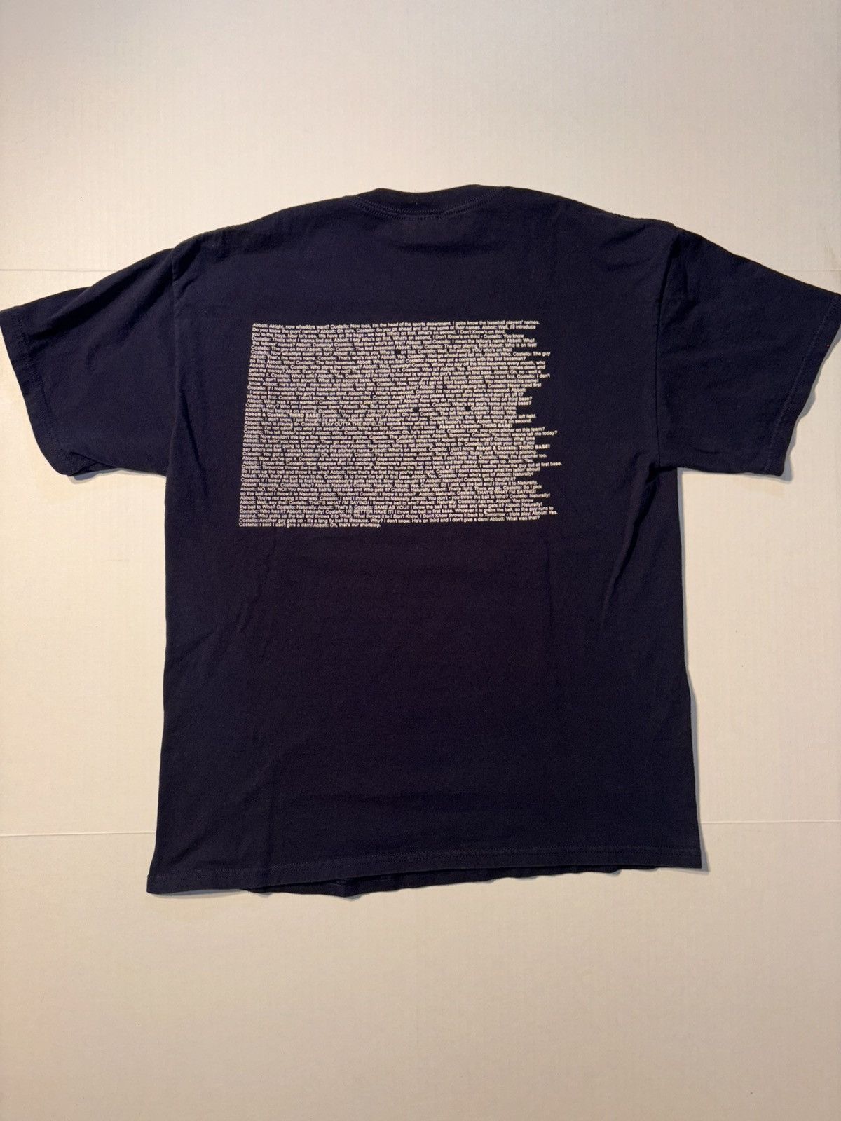 Gildan All U Activewear Abbott Costello Whos On First Y2K Baseball Size US L / EU 52-54 / 3 - 6 Thumbnail