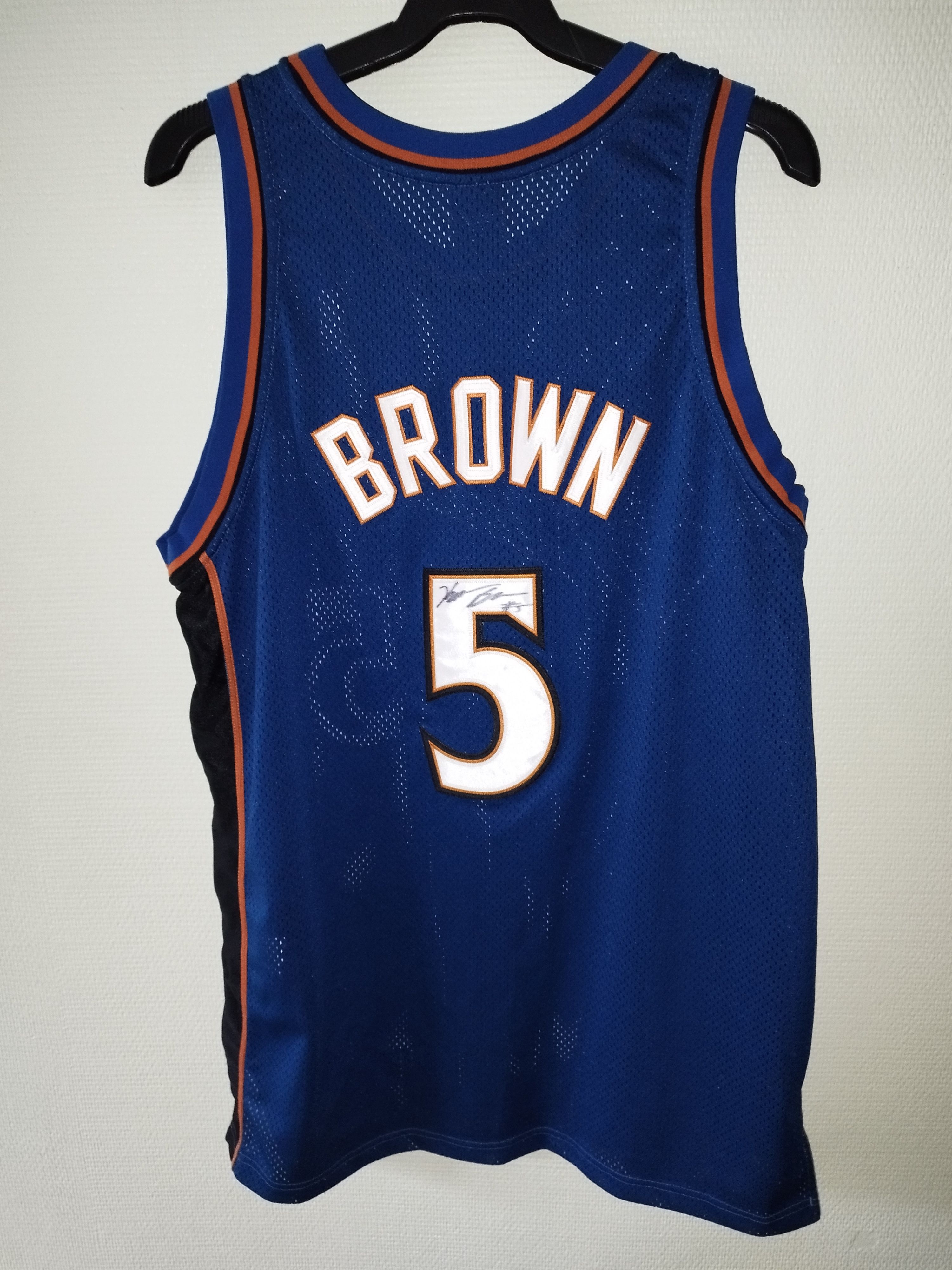Nike NBA Nike Kwame Brown Wizzards Authentic Jersey AUTO pro air Size US XL / EU 56 / 4 - 3 Thumbnail