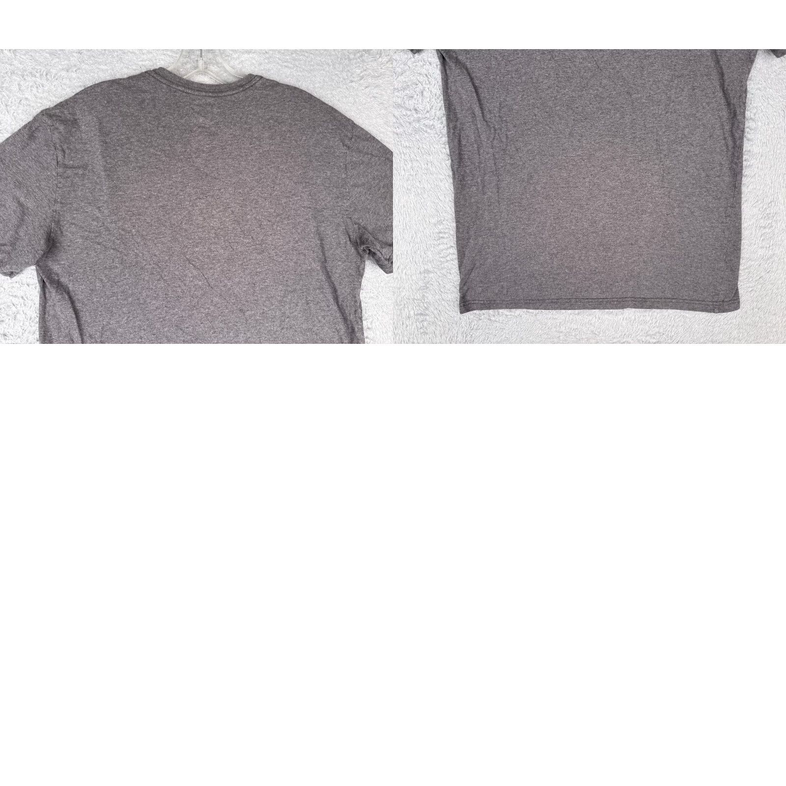 Ralph Lauren Polo Ralph Lauren Shirt Men Large Gray Short Sleeve V-Neck 100% Cotton Slim Fit Size US L / EU 52-54 / 3 - 9 Thumbnail
