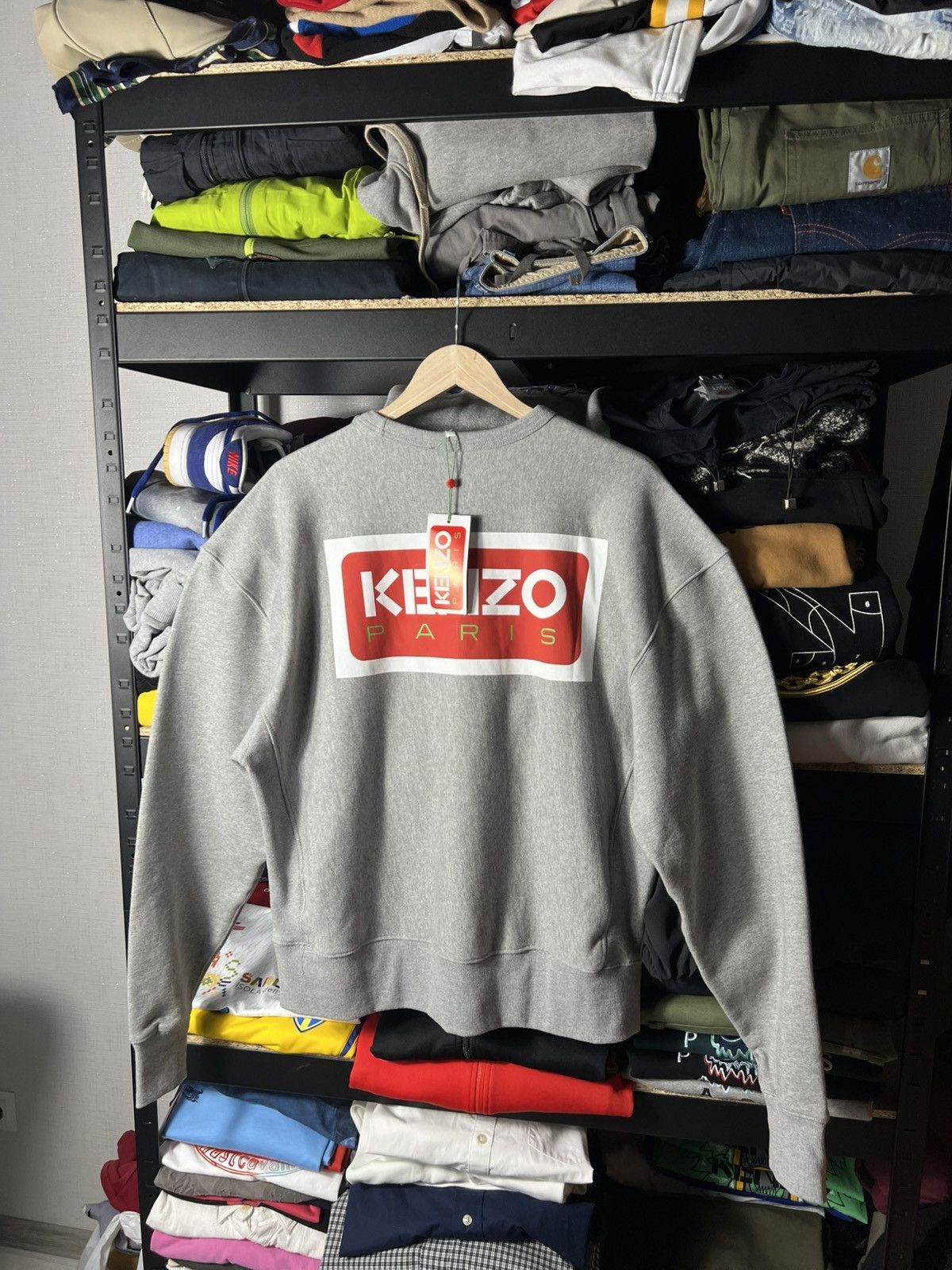 Kenzo 🔥 Kenzo Paris Oversized Sweatshirt — Grey Size S Size US S / EU 44-46 / 1 - 1 Thumbnail