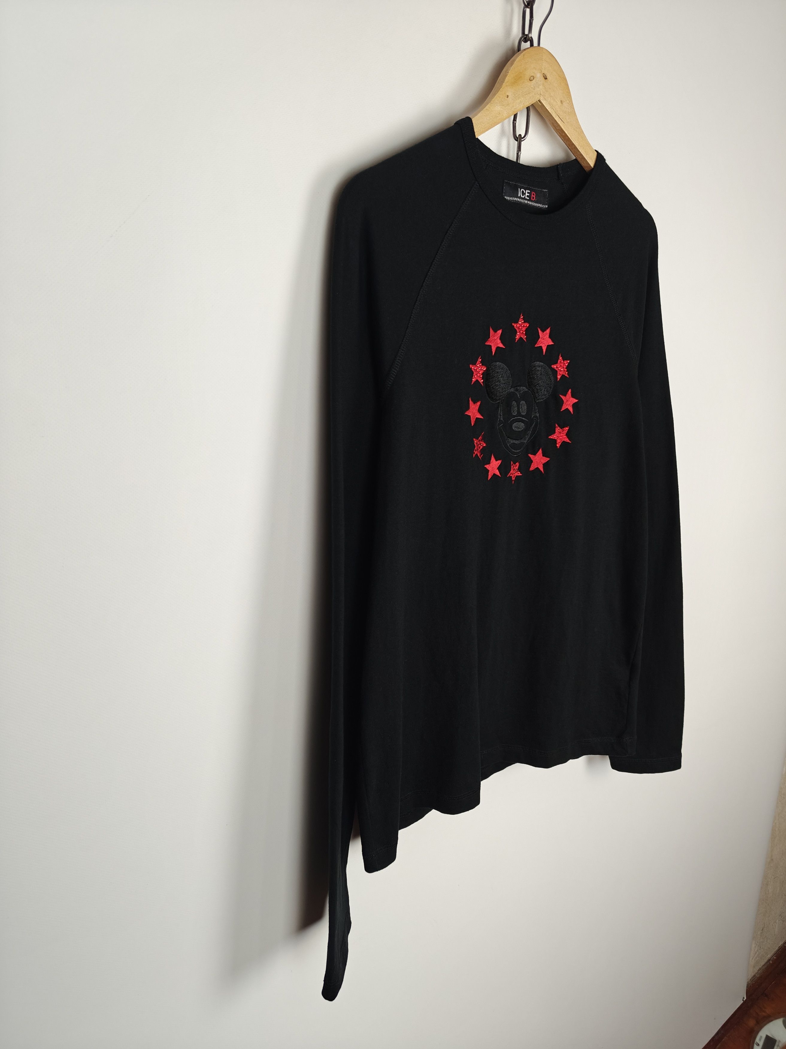Iceberg Iceberg VTG Longsleeve Crewneck Pullover Mickey Mouse Black Size US L / EU 52-54 / 3 - 5 Thumbnail
