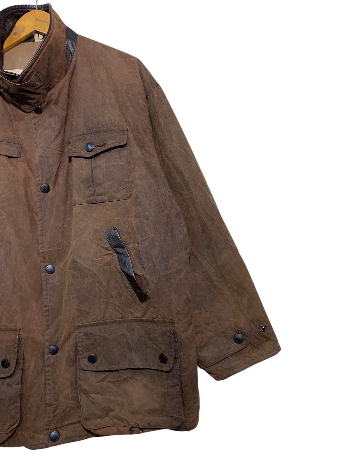 Barbour 🔥BARBOUR BUSHMAN JACKET WAX Size US L / EU 52-54 / 3 - 4 Thumbnail