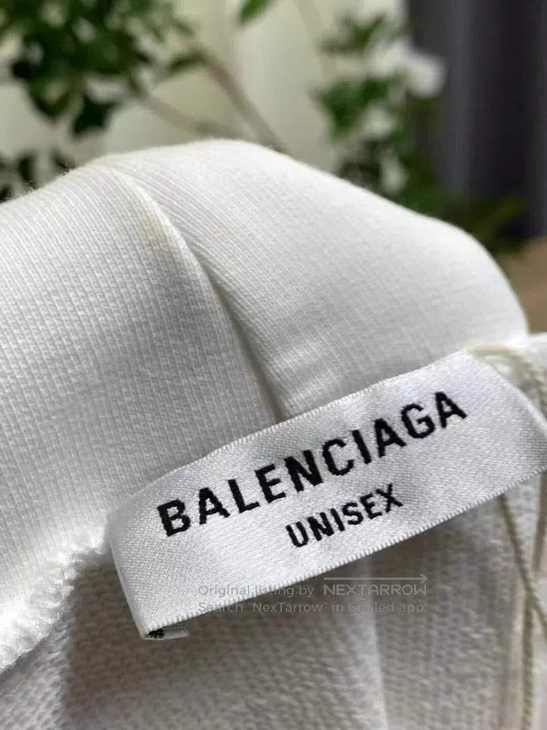 Balenciaga Balenciaga Front and Back Slogan Hoodie Sweatshirt Size US XS / EU 42 / 0 - 5 Thumbnail