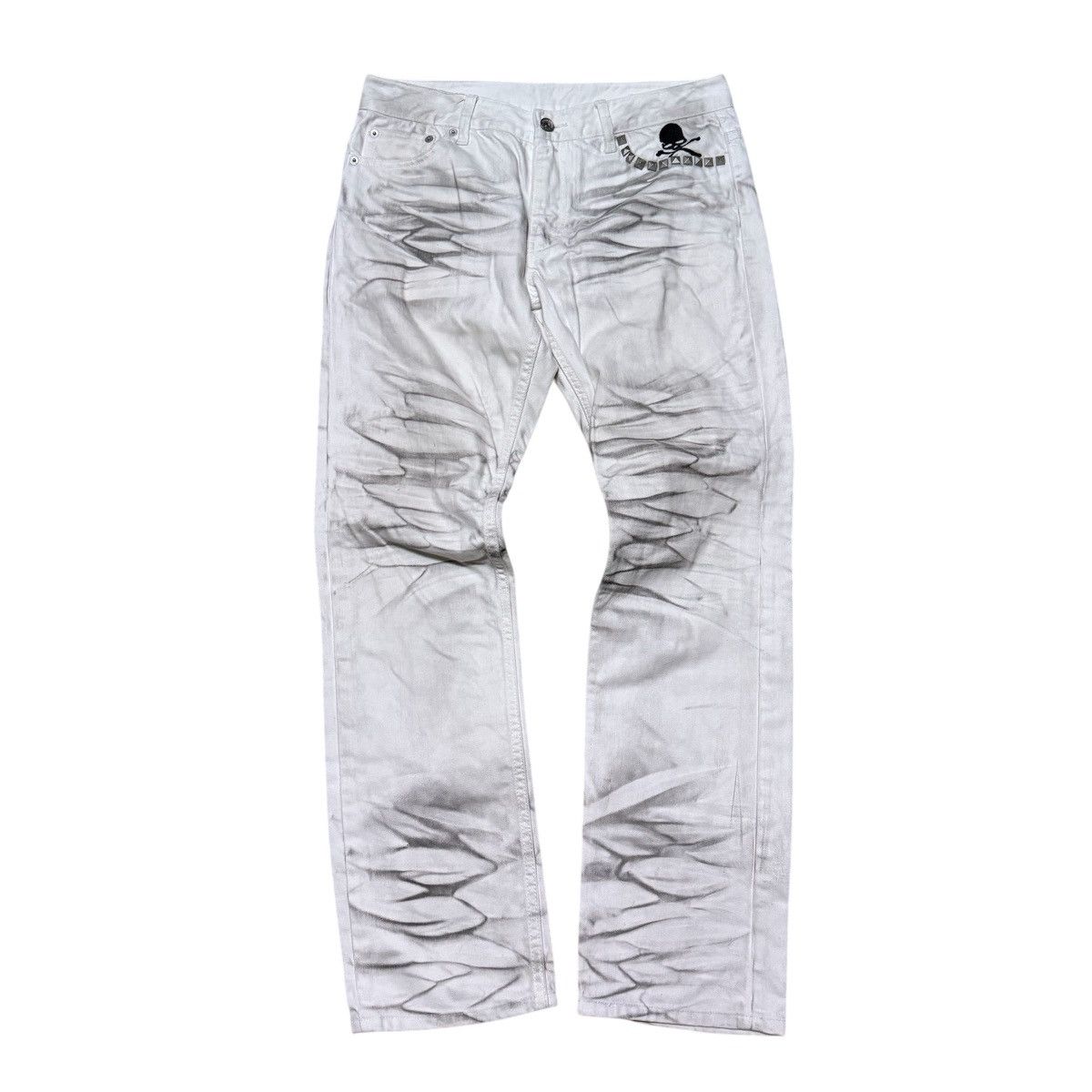 semanticdesign Semantic Design Rare Style Distressed Denim Jeans Size US 32 / EU 48 - 1 Thumbnail