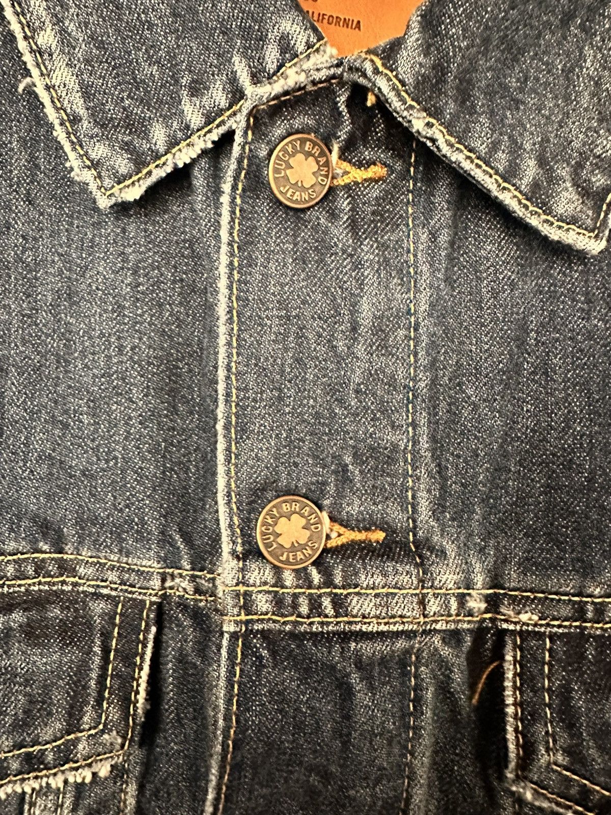 Lucky Brand Lucky Brand Denim Trucker Jacket Size US XL / EU 56 / 4 - 4 Thumbnail