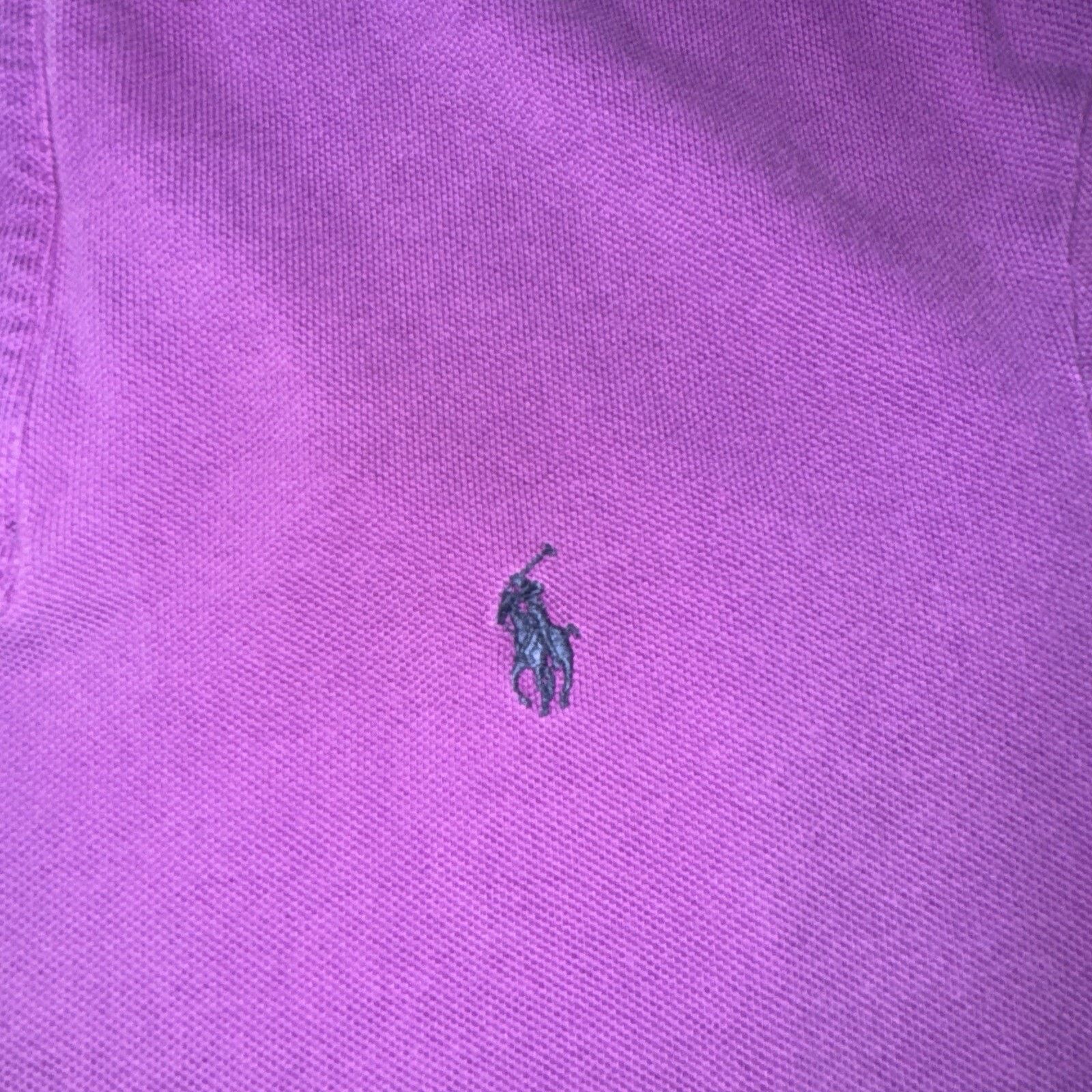 Polo Ralph Lauren × Vintage Polo Ralph Lauren Polo Shirt Purple Large 23x27 Size US L / EU 52-54 / 3 - 2 Thumbnail