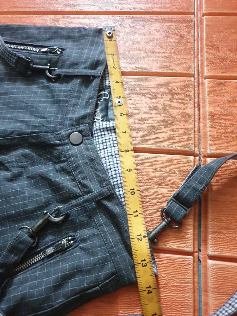Japanese Brand 💥Sladky Japanese brand checkered punk rock style short pant Size US 27 - 12 Thumbnail