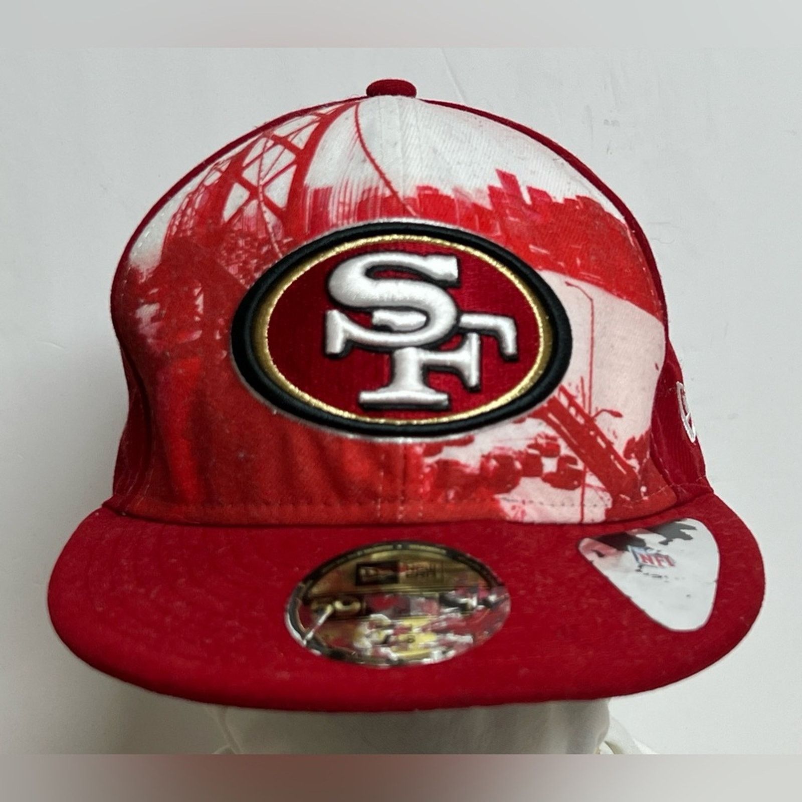 New Era NFL San Francisco 49ers New Era On-Field Hat 7 1/8 Red RARE Size ONE SIZE - 1 Thumbnail