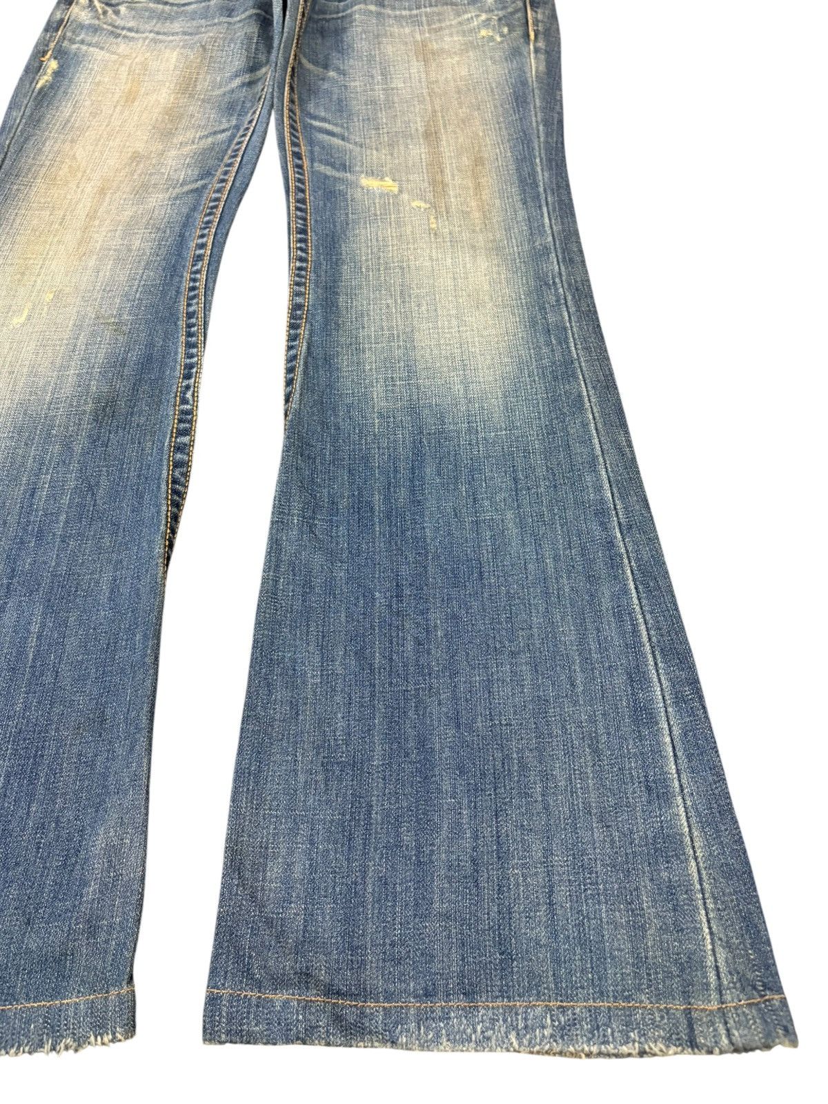 Japanese Brand Vintage Japanese Brand Mud Wash Bootcut Flare Jeans Size US 28 / EU 44 - 7 Thumbnail