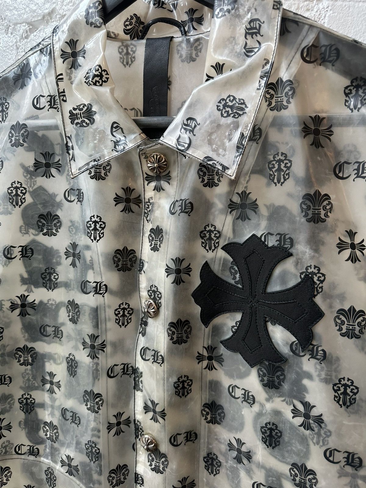 Chrome Hearts CHROME HEARTS RARE!! CLEAR SEE THROUGH COACHES JACKET M L Size US M / EU 48-50 / 2 - 4 Thumbnail
