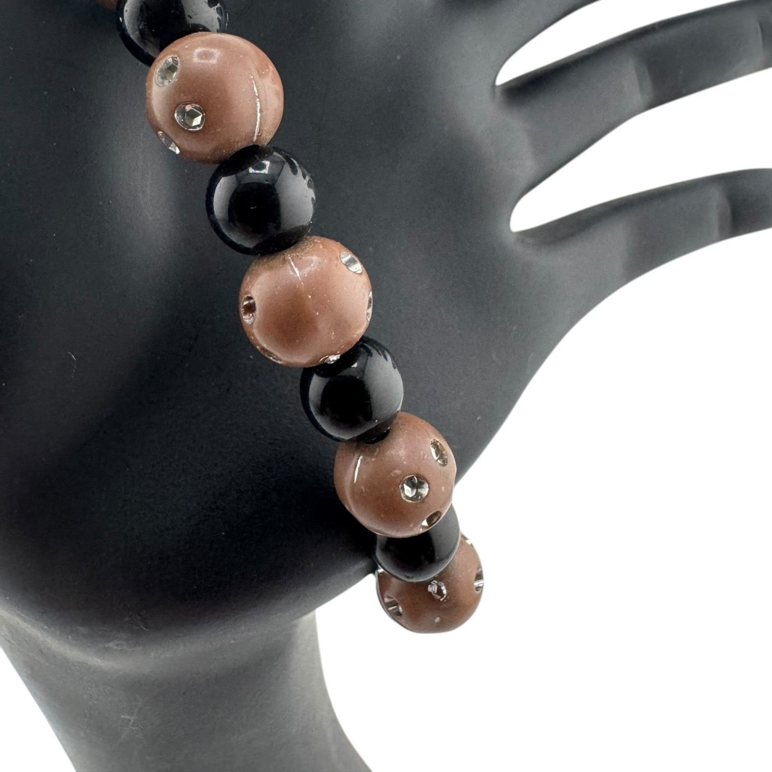 Other Midnight & Mocha Handcrafted Bracelet for Playful Wanderers Size ONE SIZE - 1 Thumbnail