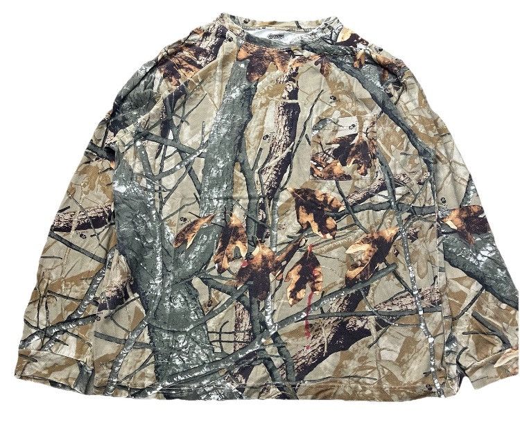 Mossy Oaks × Realtree × Vintage Realtree Camo Long Sleeve T-Shirt L/XL Boxy Size US XL / EU 56 / 4 - 1 Thumbnail