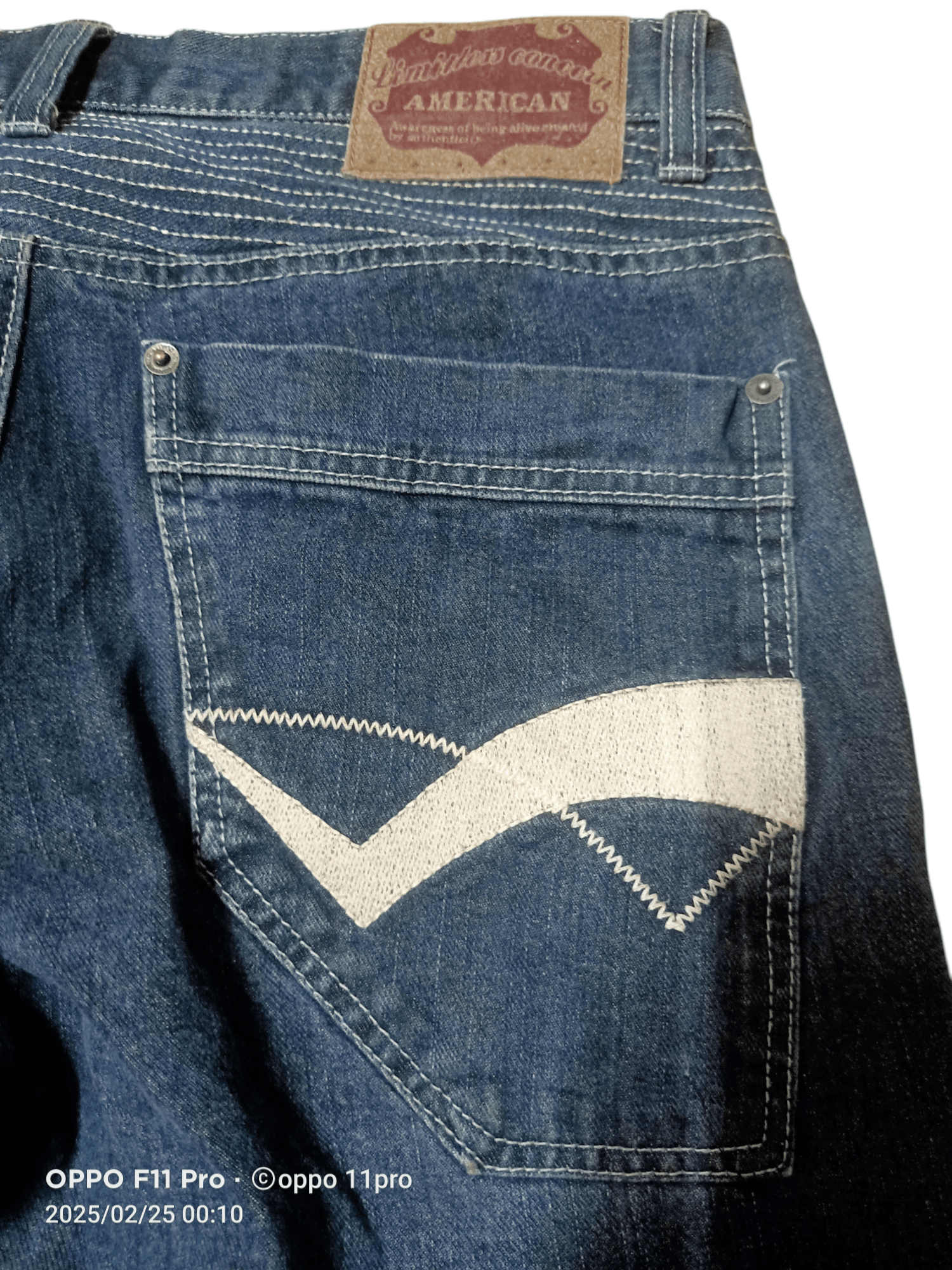 Japanese Brand × Vintage Amore Puro Denim bike Pants heavyDuty Denim Size US 32 / EU 48 - 3 Thumbnail
