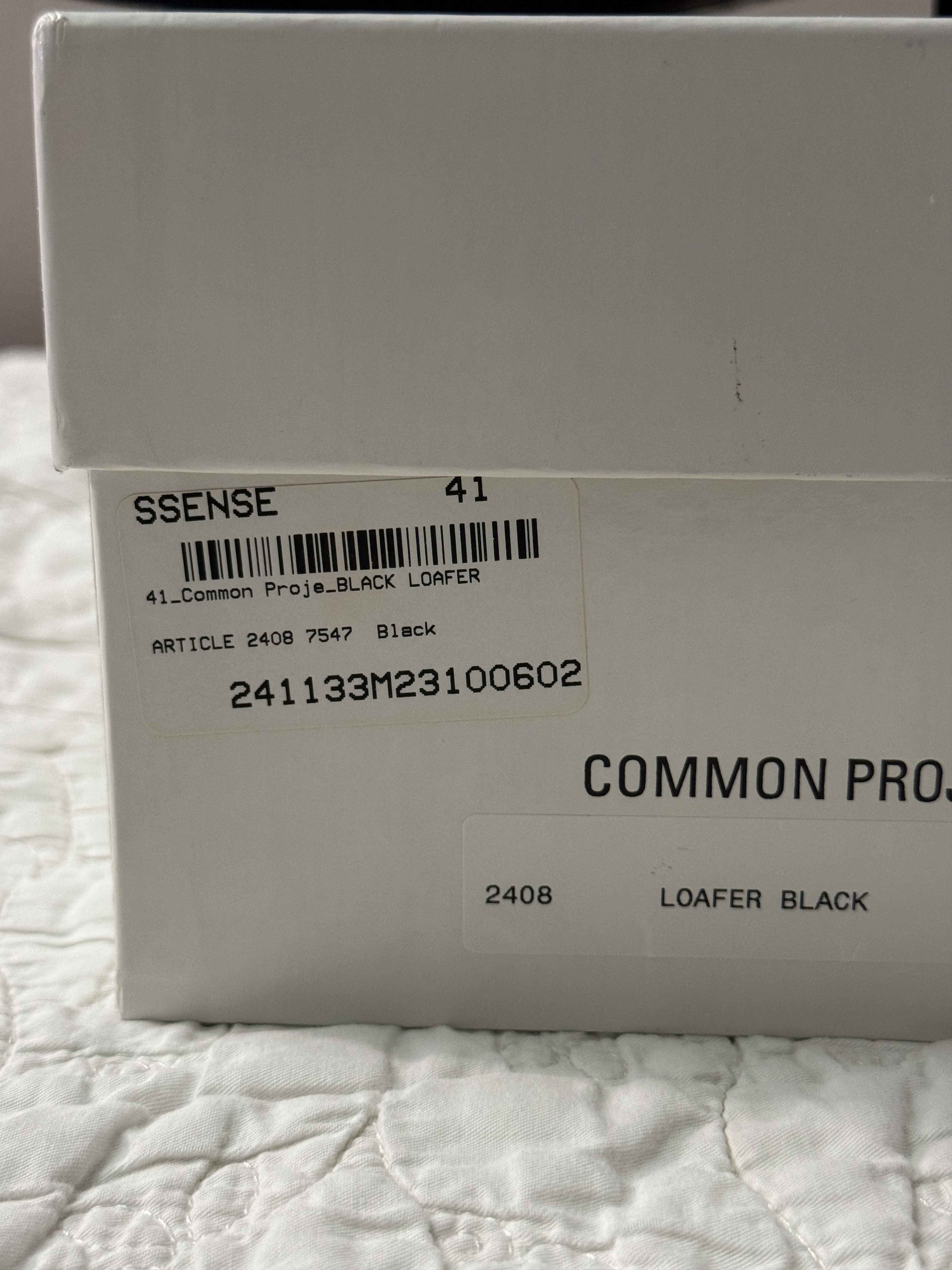 Common Projects Common Projects Black Leather Penny Loafers Size 41 8US Size US 8 / EU 41 - 8 Thumbnail