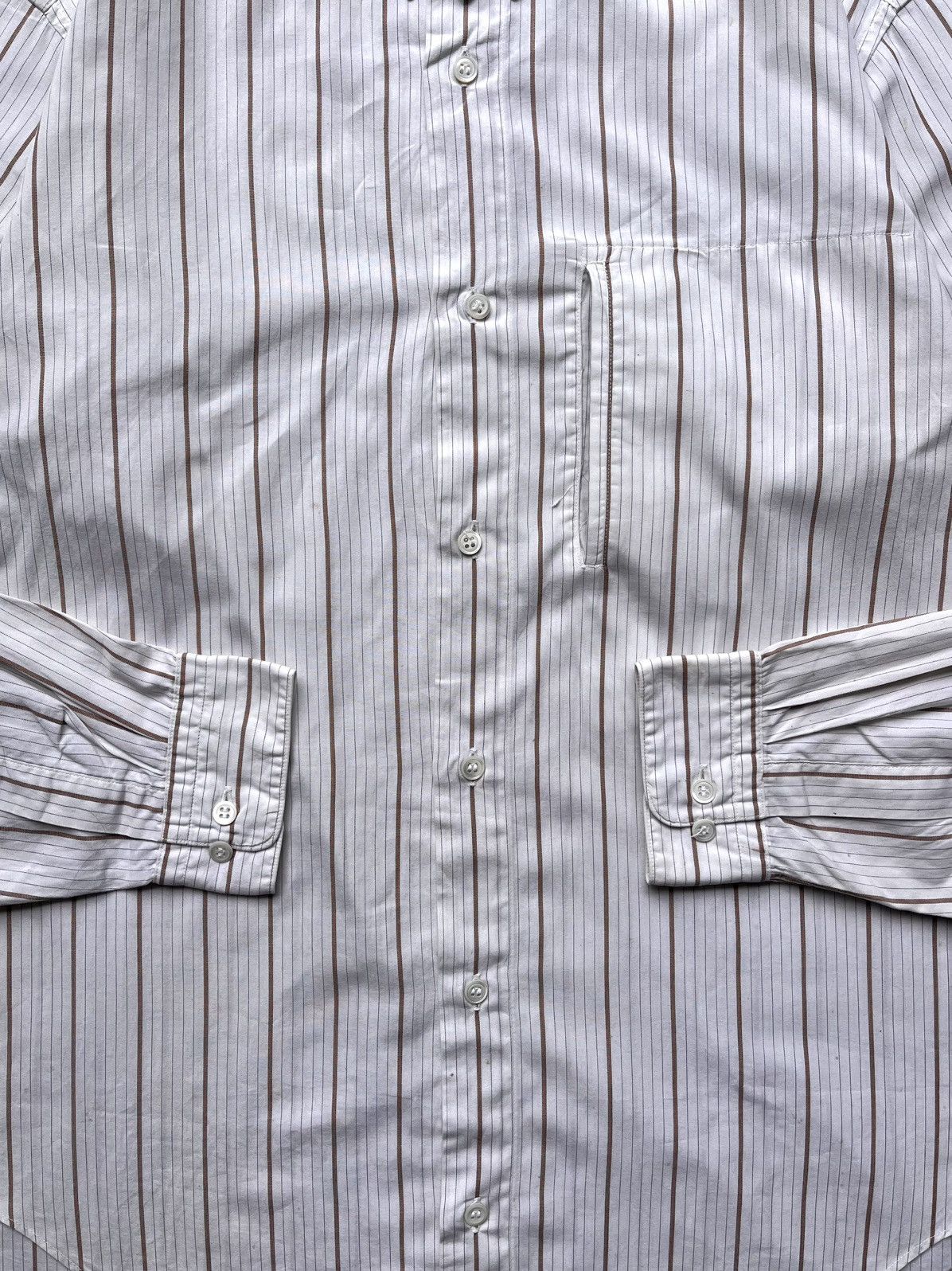 Issey Miyake Issey Miyake Button Up Shirt Striped Pocket Size US L / EU 52-54 / 3 - 4 Thumbnail