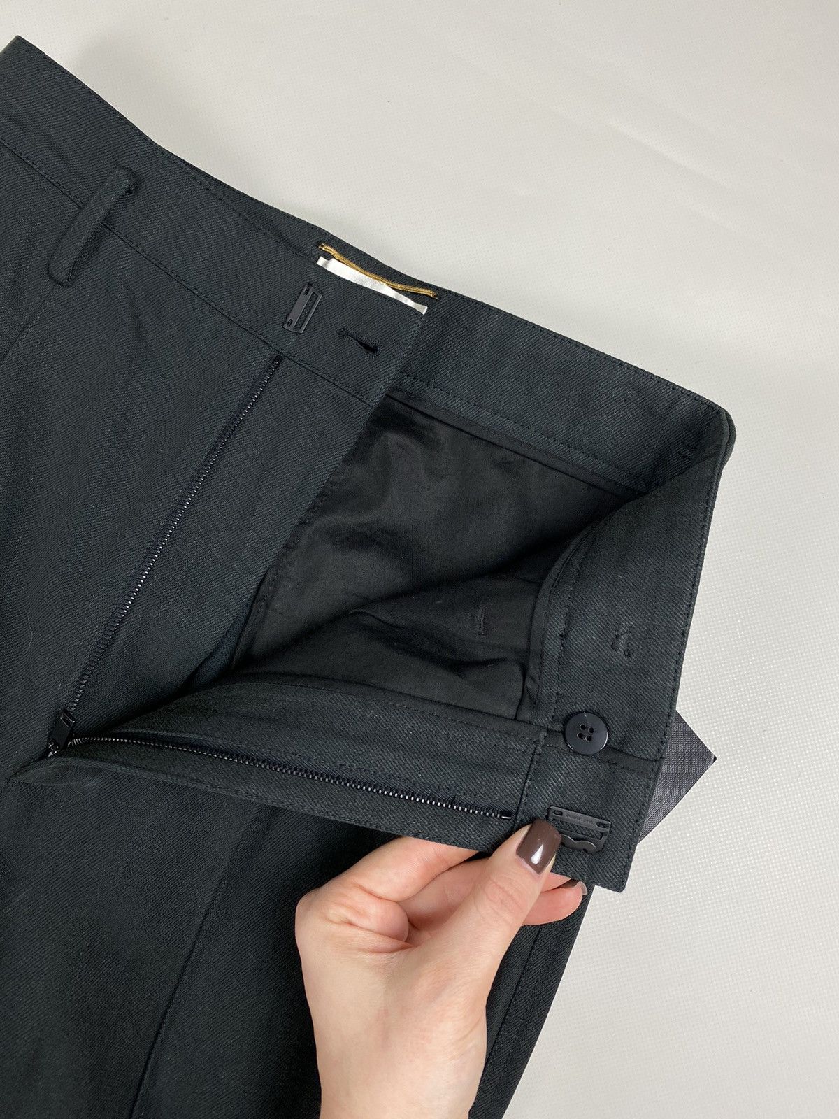 Hedi Slimane × Saint Laurent Paris BNWT! Saint Laurent ladies high rise straight fit jeans Size 28" / US 6 / IT 42 - 13 Thumbnail