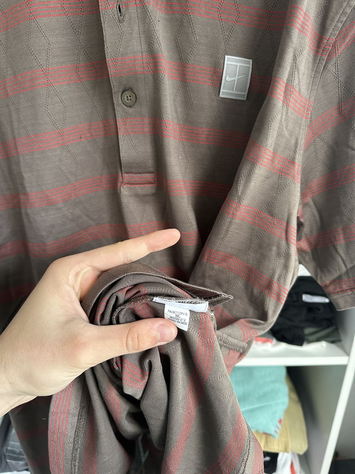 Nike 🔥VINTAGE NIKE COURT POLO T-SHIRT🔥 Size US XXL / EU 58 / 5 - 6 Thumbnail