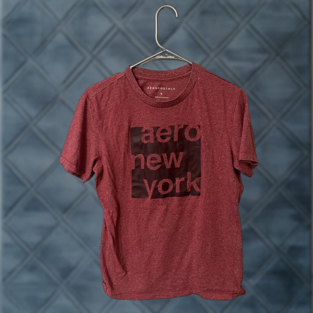 Aeropostale VINTAGE Aeropostale Logo T-Shirt Mens Shirt S Red Logo Casual 90s? Size US S / EU 44-46 / 1 - 1 Thumbnail