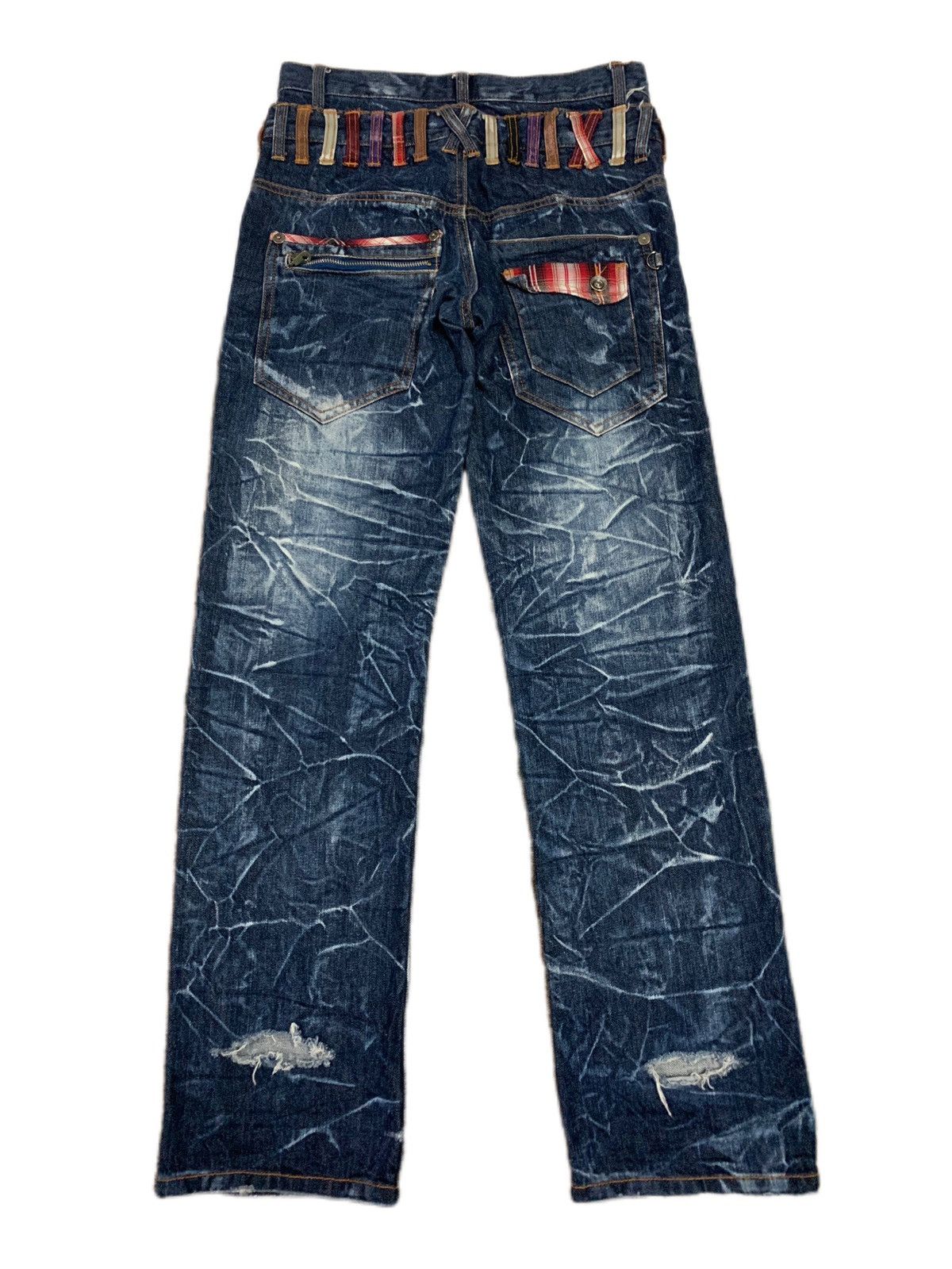 PPFM DISTRESSED DOUBLE WAIST NYLAUS WASHED SICK CLAW HONEYCOMB Size US 29 - 2 Thumbnail
