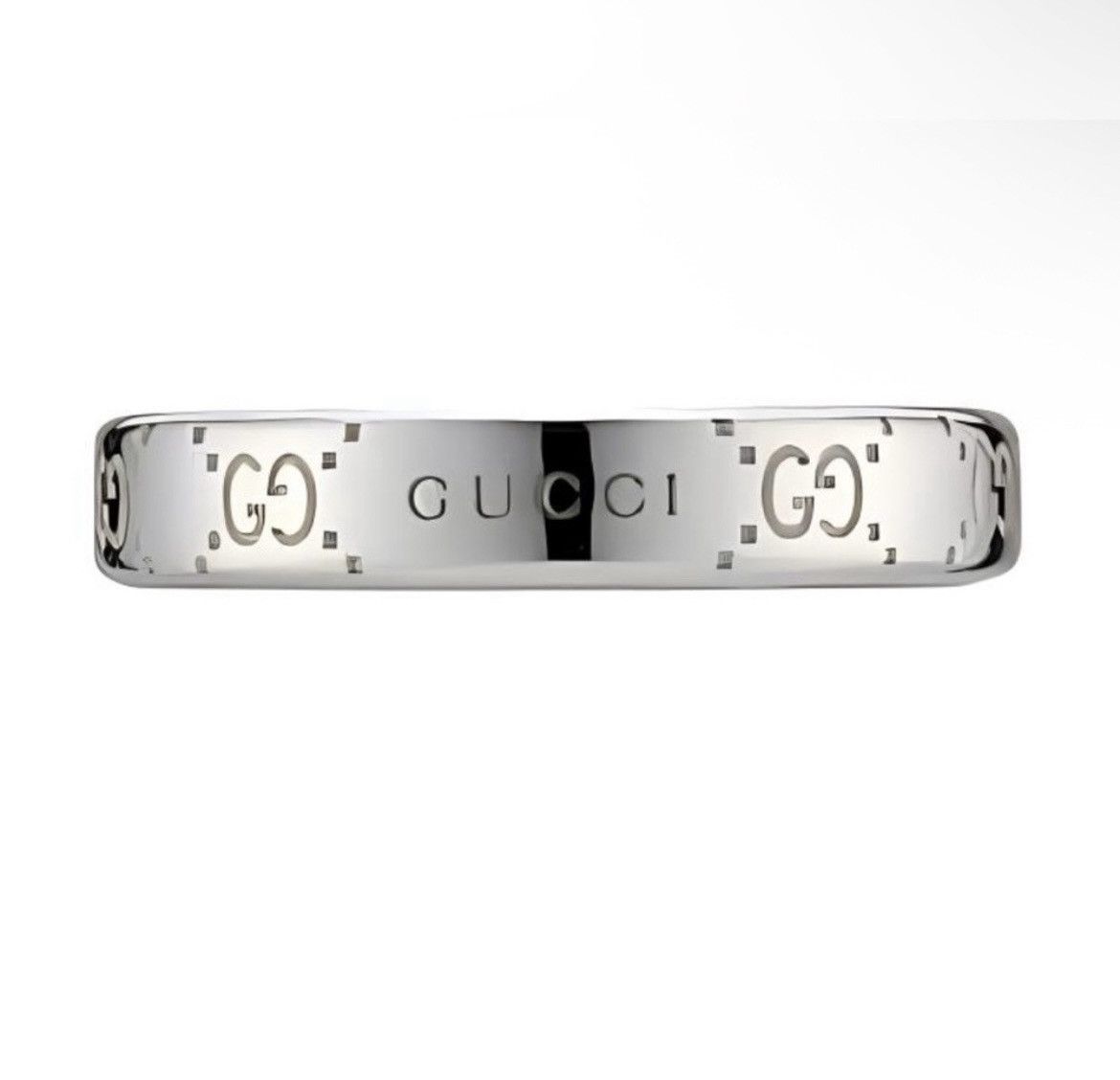 Gucci Gucci Signature GG Logo Ring AG 925 814712 Size ONE SIZE - 2 Thumbnail