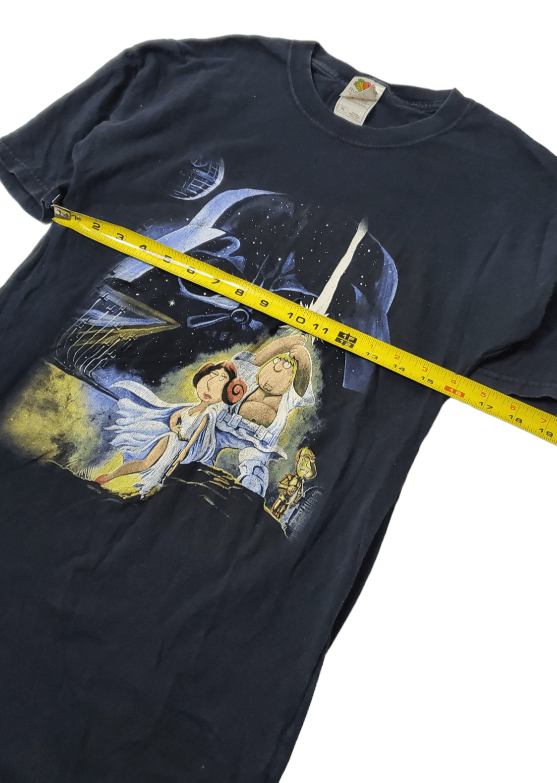 Vintage 2007 Family Guy X Star Wars T-Shirt Size US XL / EU 56 / 4 - 5 Thumbnail