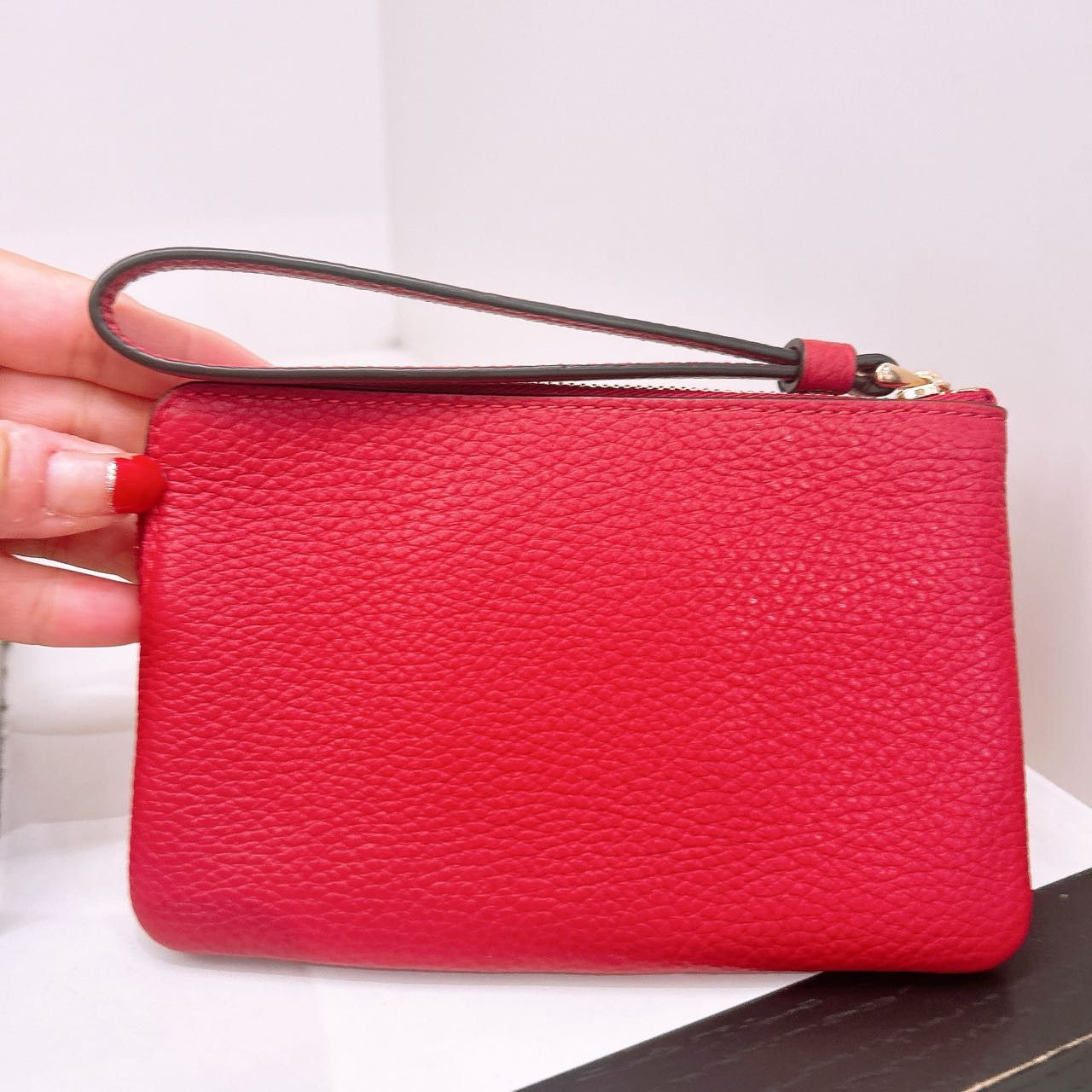 Coach New Year Corner Zip Wristlet With Snake Graphic CZ529 Size ONE SIZE - 2 Thumbnail