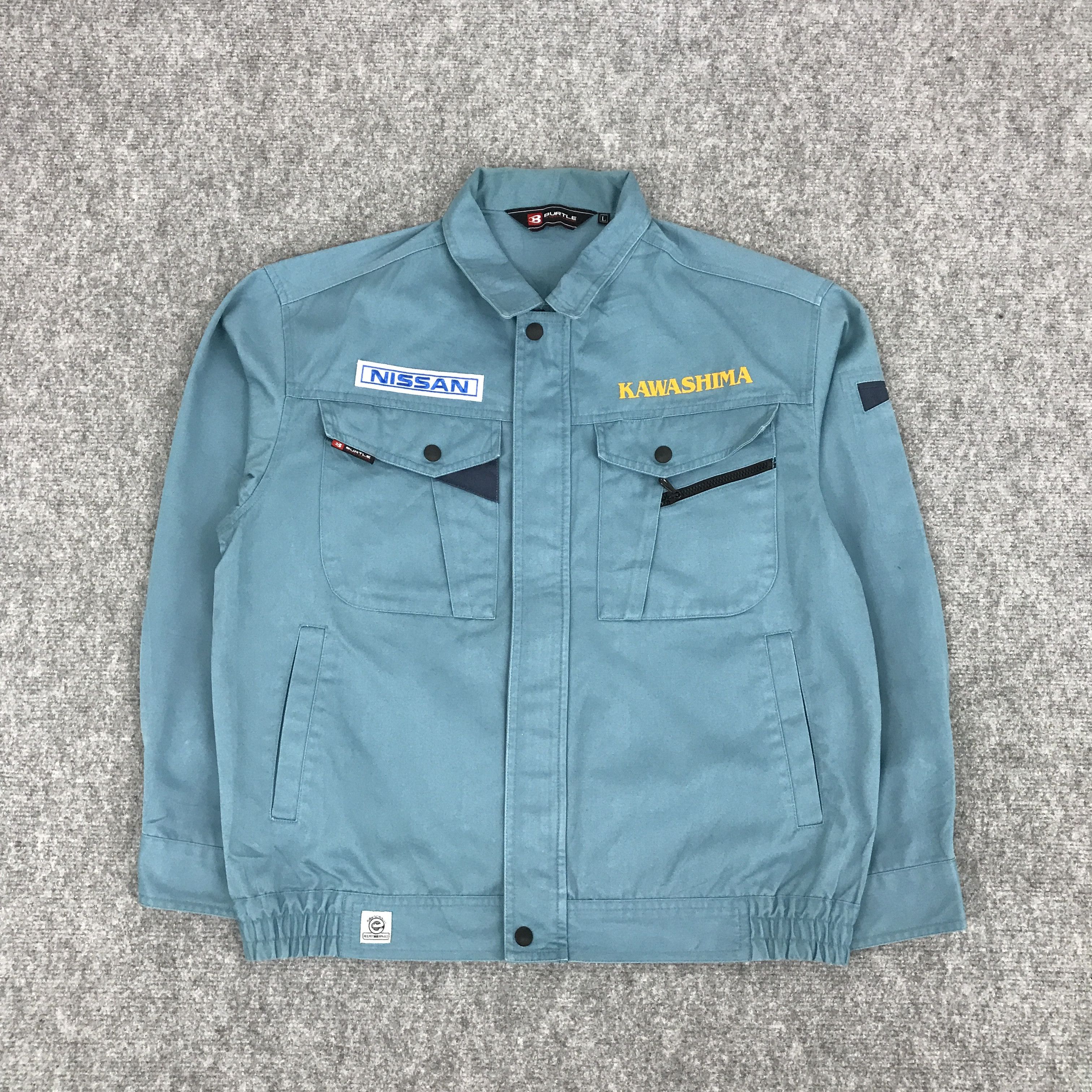Gear for Sports × Japanese Brand VTG NISSAN RACING KAWASHIMA WORK UNIFORM JACKET Size US L / EU 52-54 / 3 - 2 Thumbnail