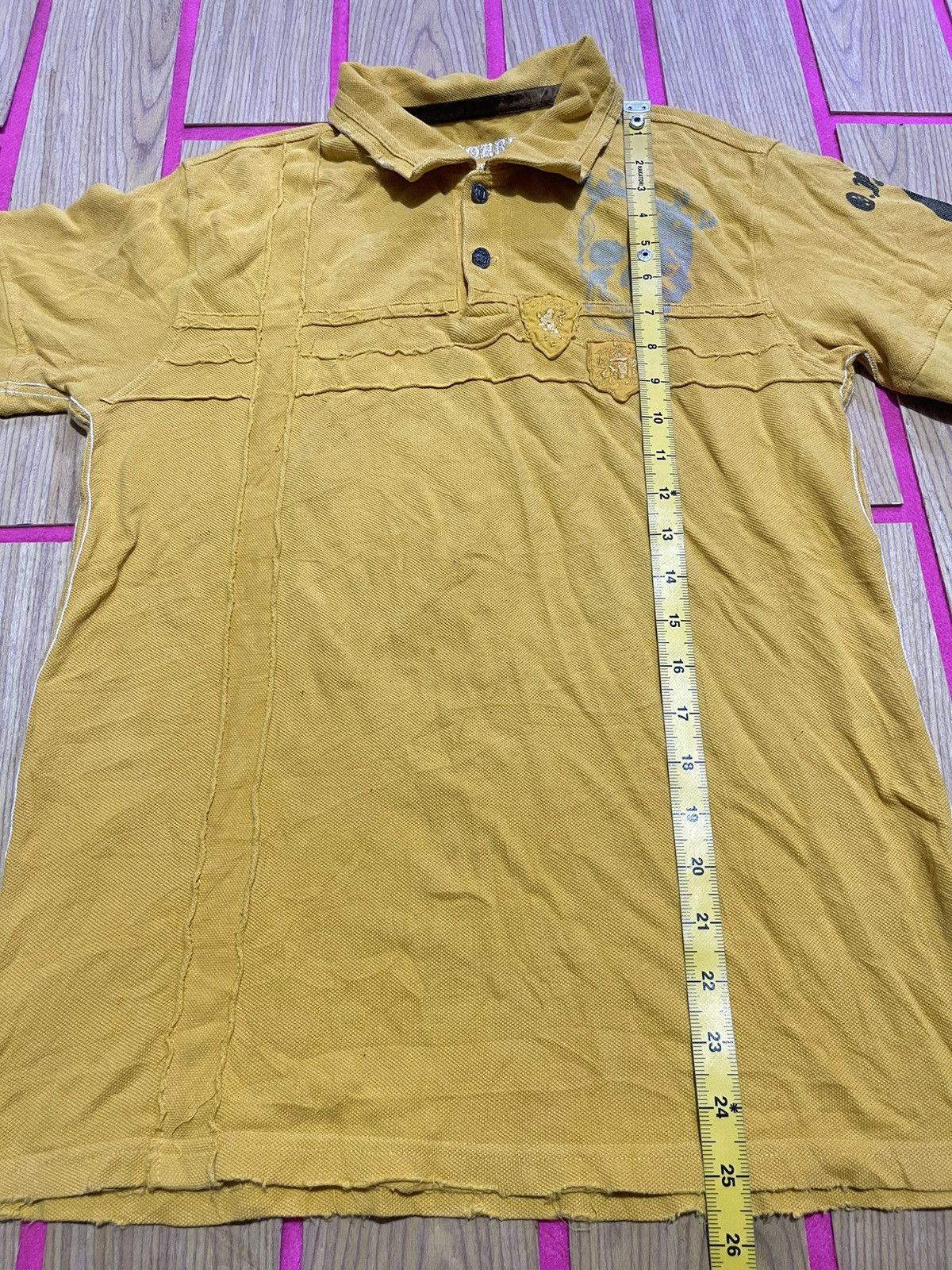 If Six Was Nine Y2K ON BOARD polo tshirt motif skull vintage style Size US M / EU 48-50 / 2 - 13 Thumbnail