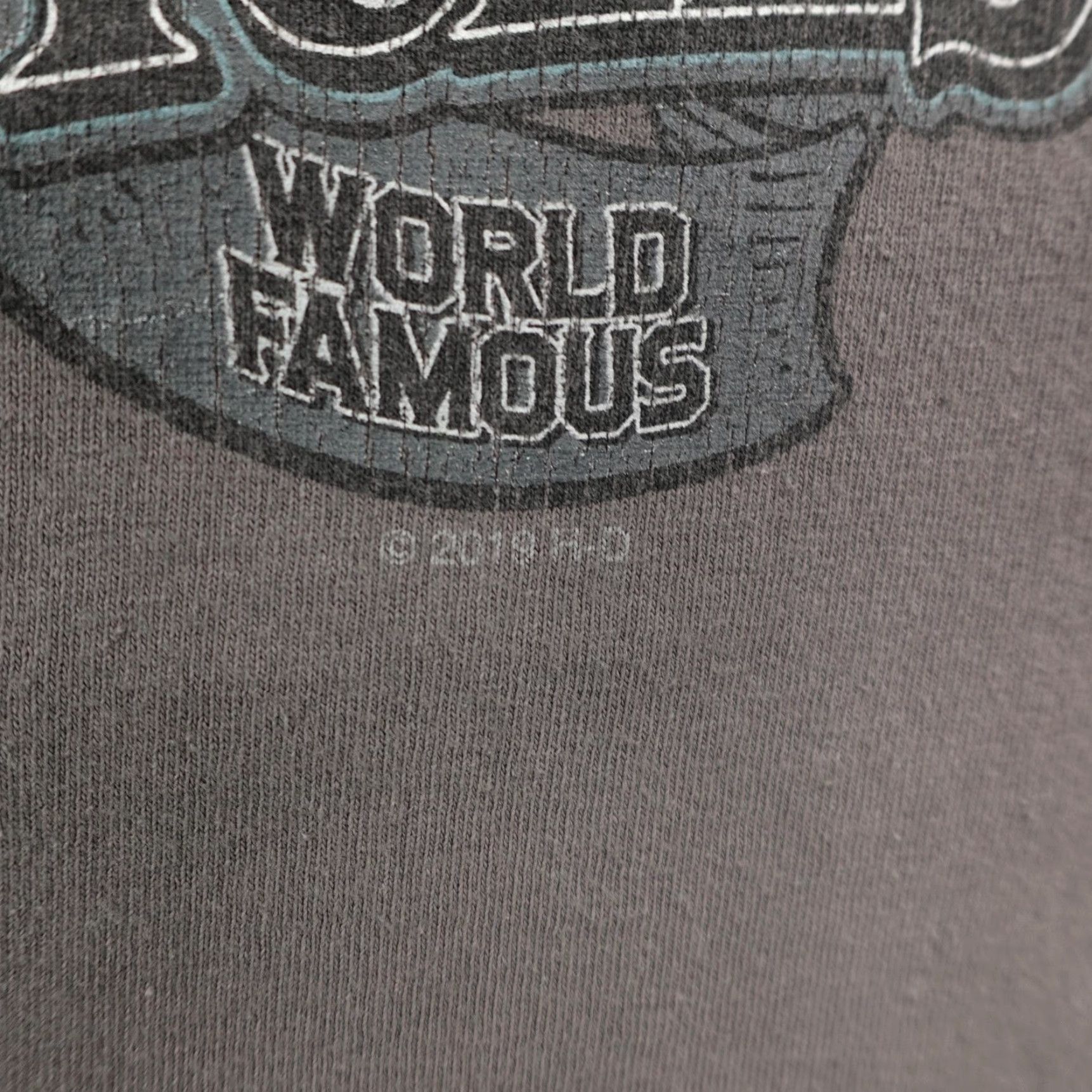 Harley Davidson VINTAGE Harley-Davidson Shirt Mens 3XL Gray Biker Motorcycle Military Skull Long Sleeve Graphic Print Crew Neck Cotton T-Shirt Mens Size US XXL / EU 58 / 5 - 4 Thumbnail