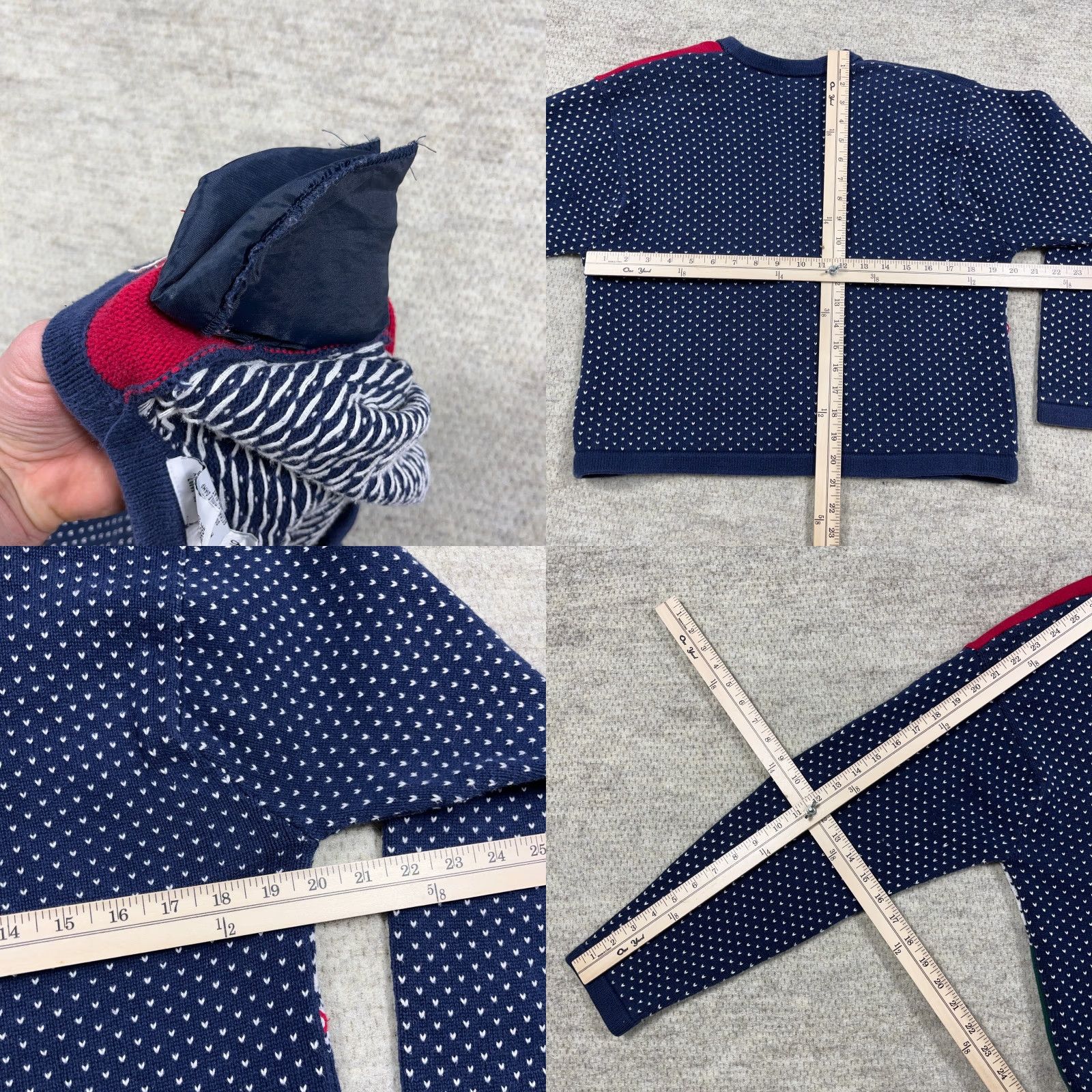 Disney VINTAGE Disney Cardigan Sweater Women L Blue Mickey Mouse Christmas Birdseye Geometric Bohemian 90s Theme Mens Womens Size L / US 10 / IT 46 - 8 Thumbnail