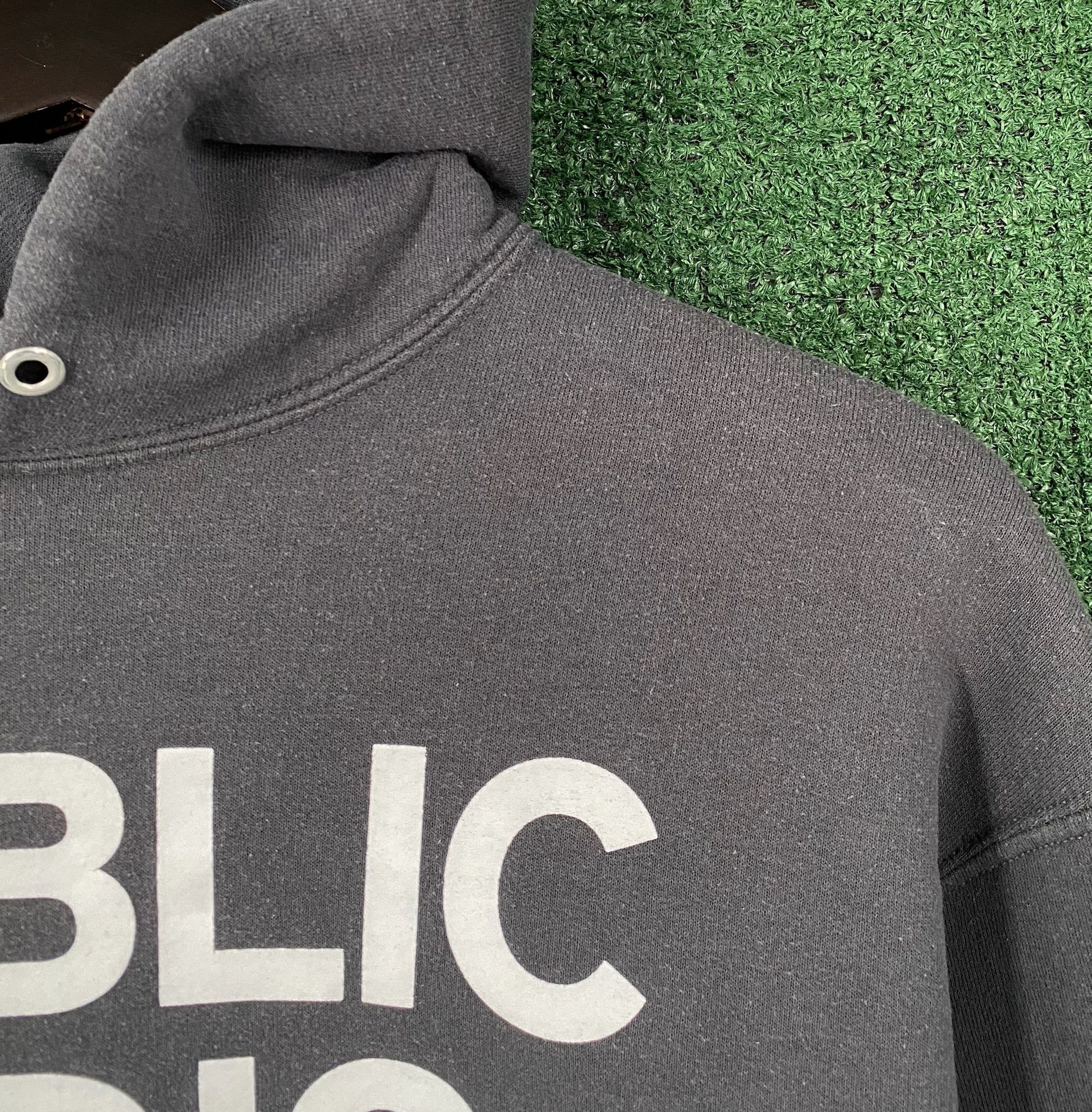 Jerzees Vintage Y2K NPR “Public Radio Nerd” GPB Grey Hoodie Large Size US L / EU 52-54 / 3 - 3 Thumbnail