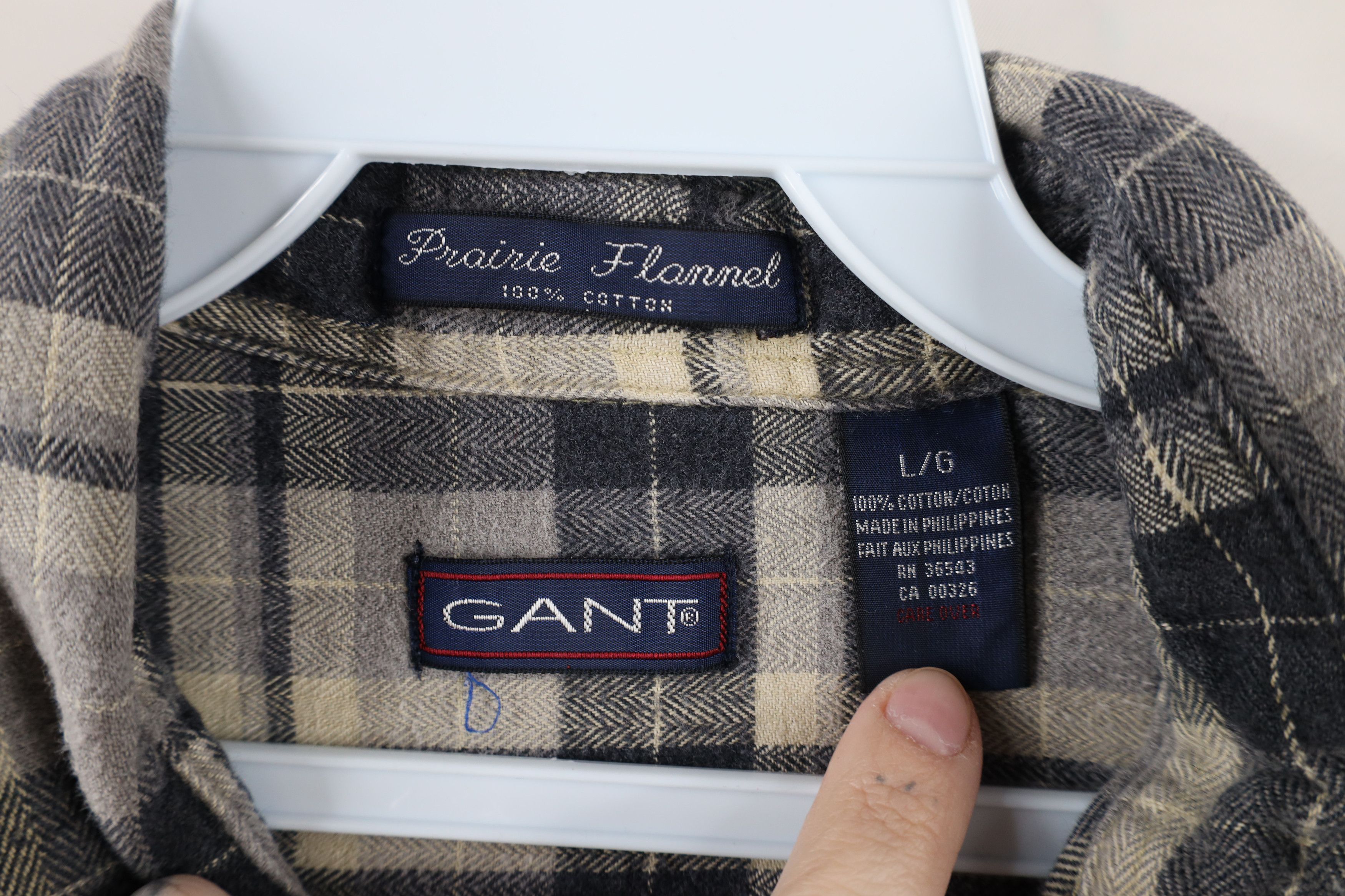Vintage Vintage 90s Streetwear Prairie Flannel Button Down Shirt Size US L / EU 52-54 / 3 - 6 Thumbnail