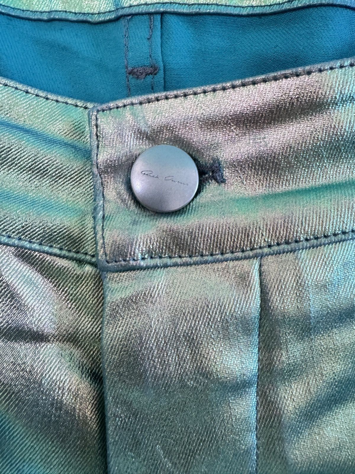 Rick Owens Edfu iridescent Tyrone jeans Size US 34 / EU 50 - 4 Thumbnail