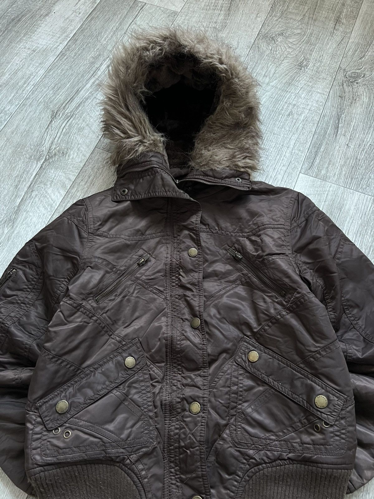 Hysteric Glamour Crazy Vintage Faux Fur Y2k Jacket Alaska If Six Was Nine 00s Size S / US 4 / IT 40 - 4 Thumbnail