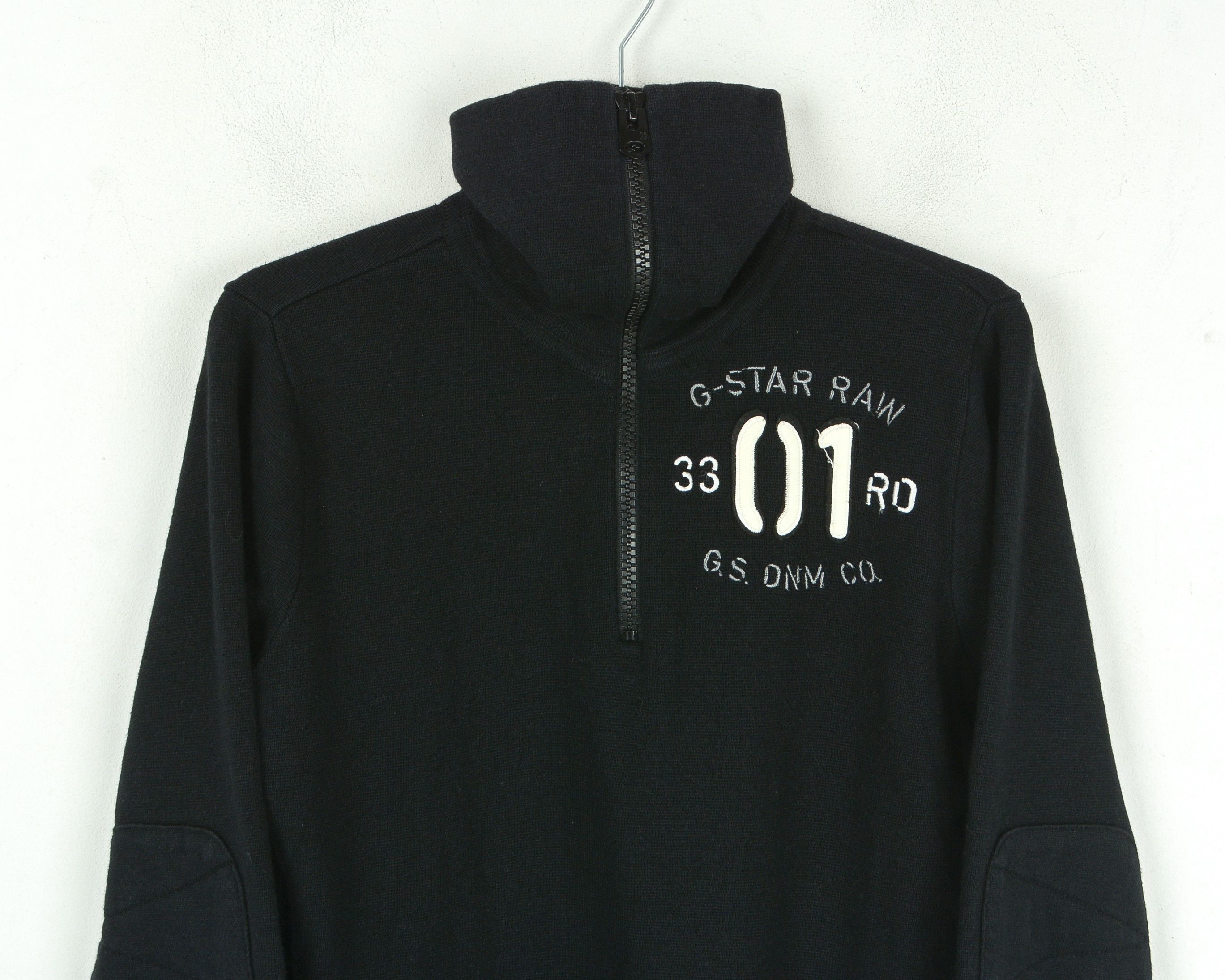 G-Star Diploma 1/2 Zip Knit Sweater S Pullover High Neck Ramie Size US S / EU 44-46 / 1 - 2 Thumbnail