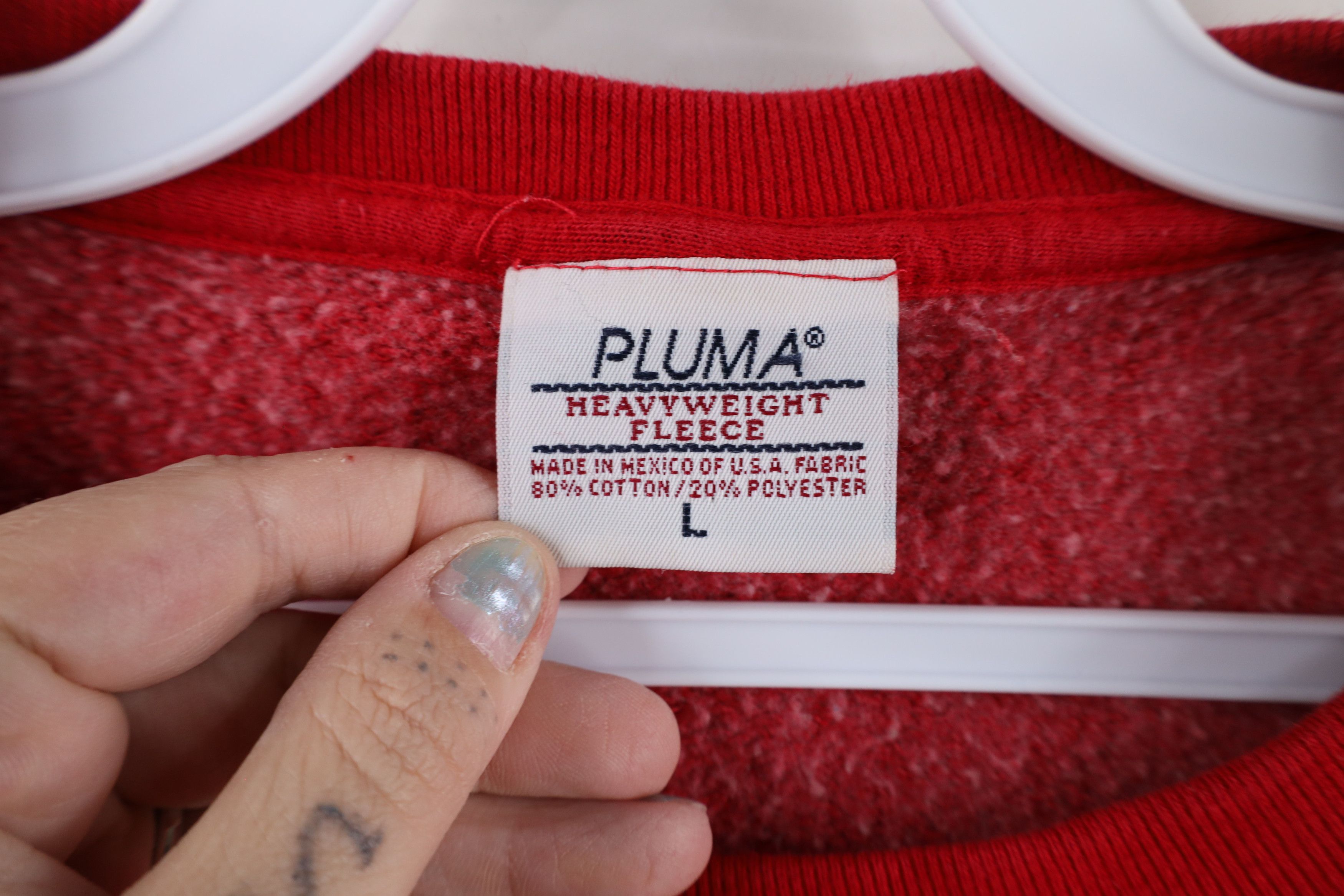 Vintage Vintage 90s Streetwear Heavyweight Crewneck Sweatshirt Size US L / EU 52-54 / 3 - 7 Thumbnail