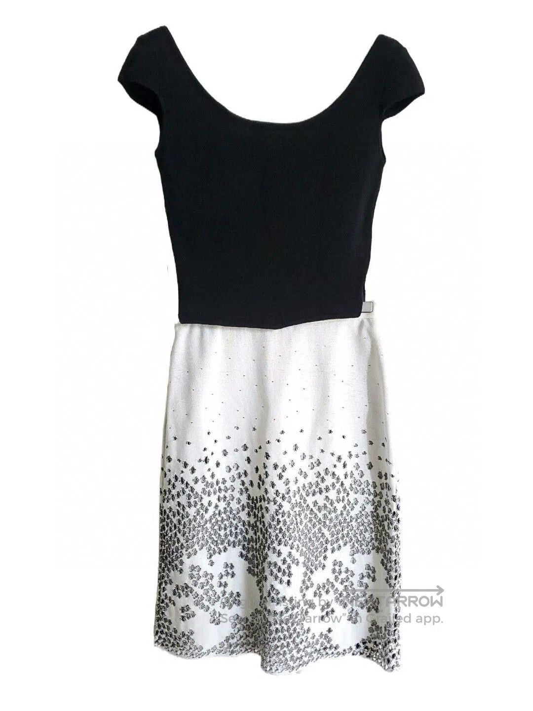 Dior dior black and white knit midi skirt. Size US 27 - 2 Thumbnail