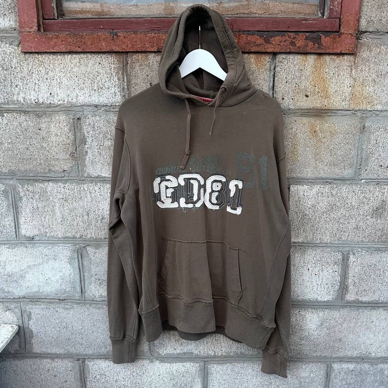 POST ARCHIVE FACTION (PAF) Vintage Archival Code 81 Hoodie Big Logo Grunge Avantgarde Size US L / EU 52-54 / 3 - 1 Thumbnail