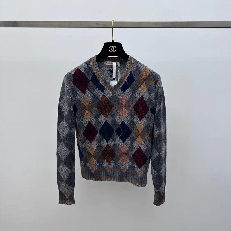 Dior Dior Multi-Color Women's Pullover Sweater 0089 Size M / US 6-8 / IT 42-44 - 1 Thumbnail