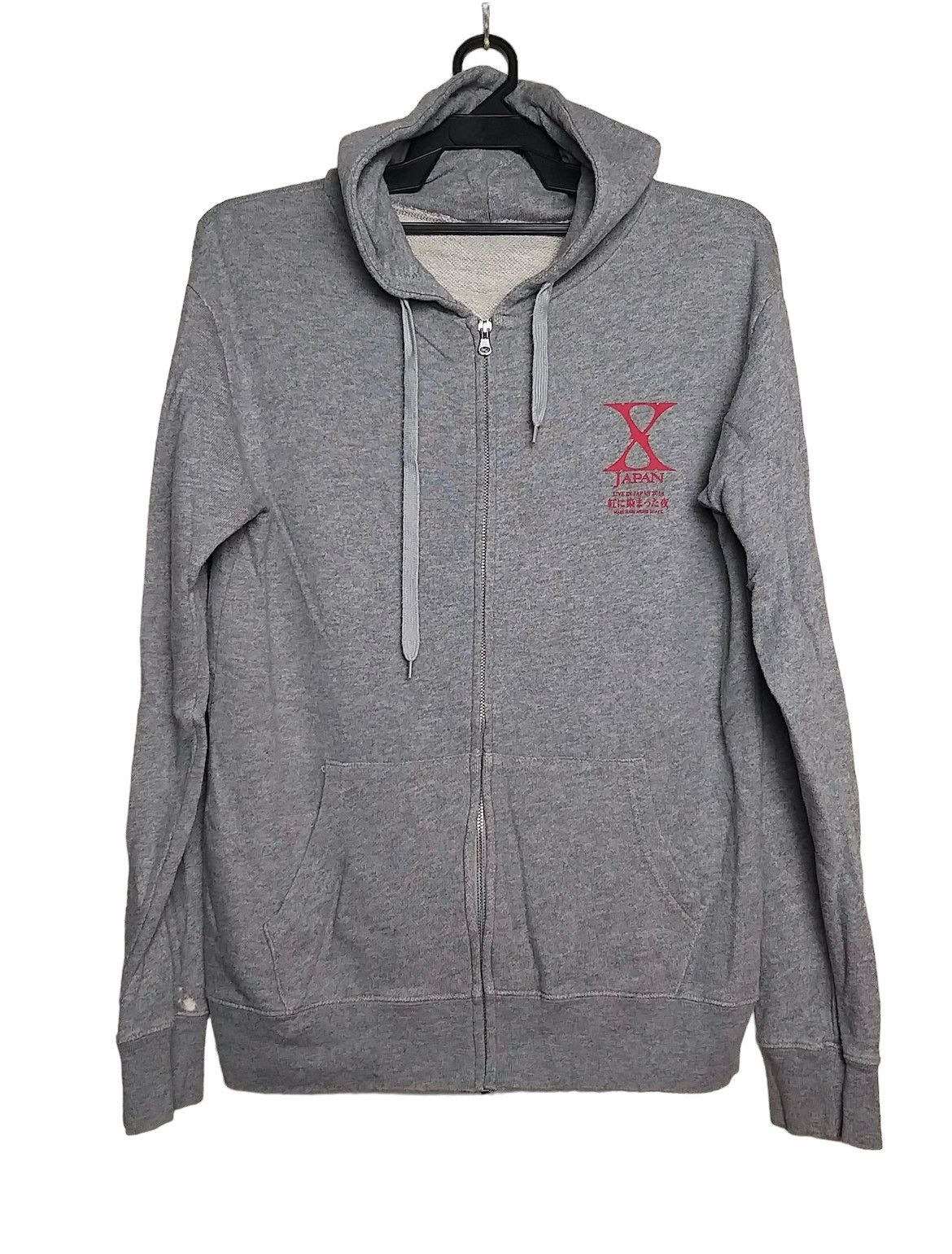 Band Tees RARE🔥X-JAPAN"JAPANESE ROCK BAND" TOUR 2018 ZIPPER HOODIES Size US M / EU 48-50 / 2 - 2 Thumbnail