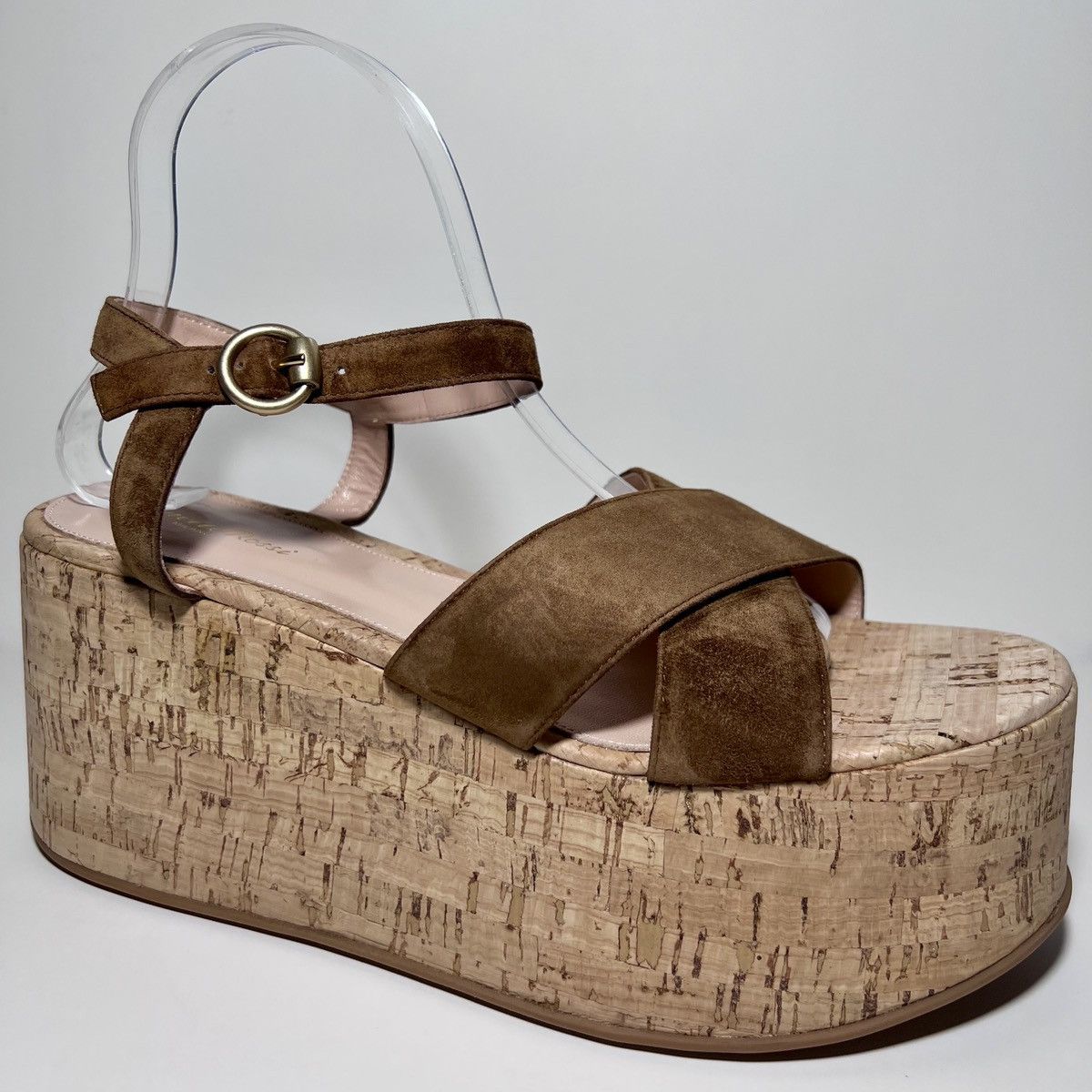 Gianvito Rossi Bebe Wedge Platform Sandals