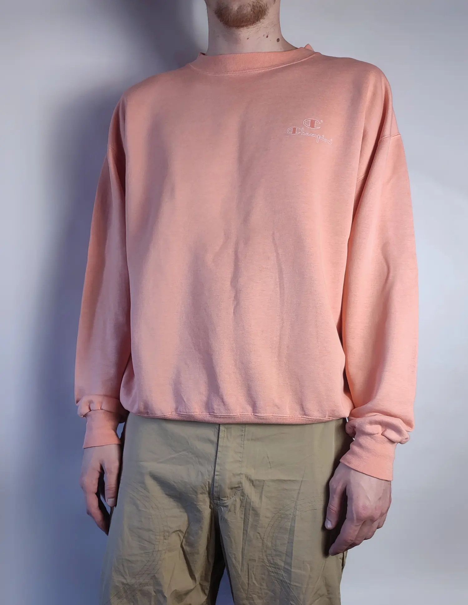 Champion Champion Vintage Peach Sweatshirt Size US XL / EU 56 / 4 - 1 Thumbnail